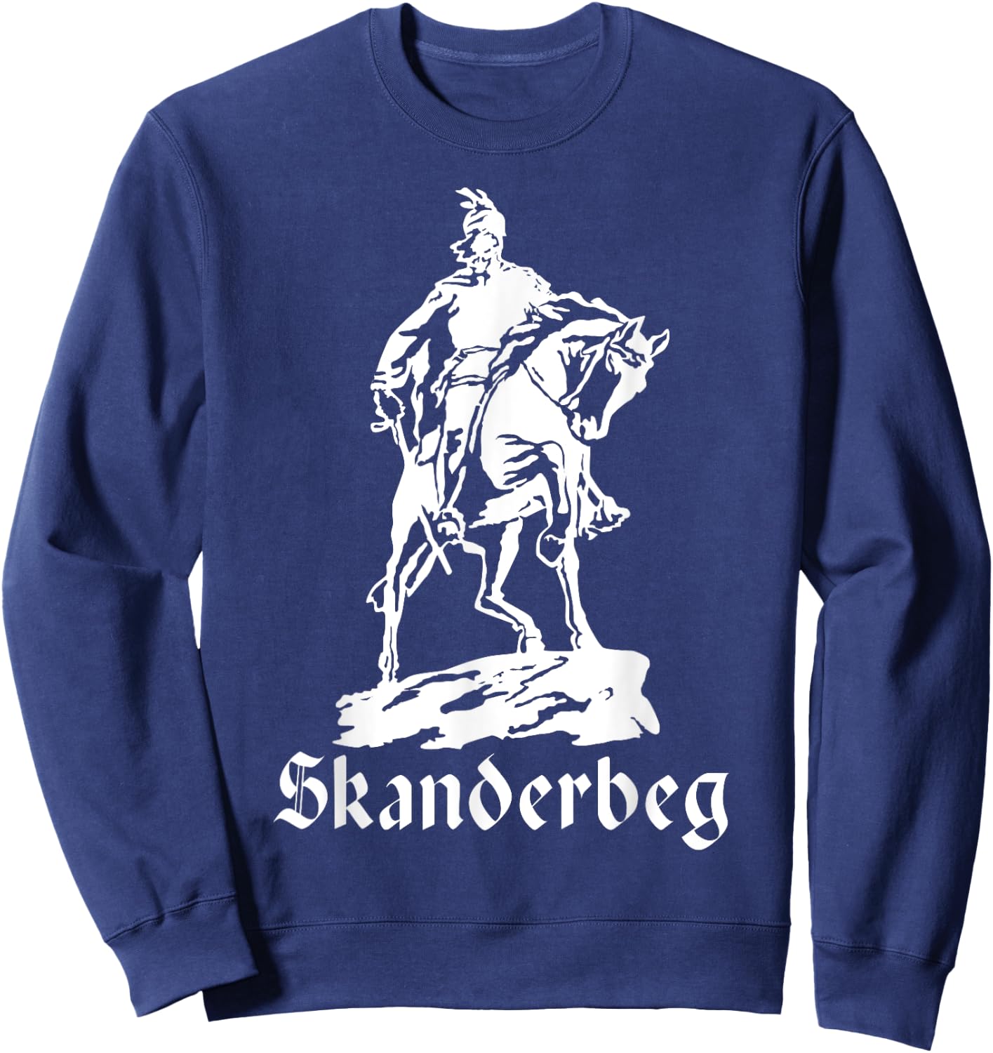 Skanderbeg Republic of Albania Shqipëria Tirana Albanian Sweatshirt - Sweatshirt | Navy