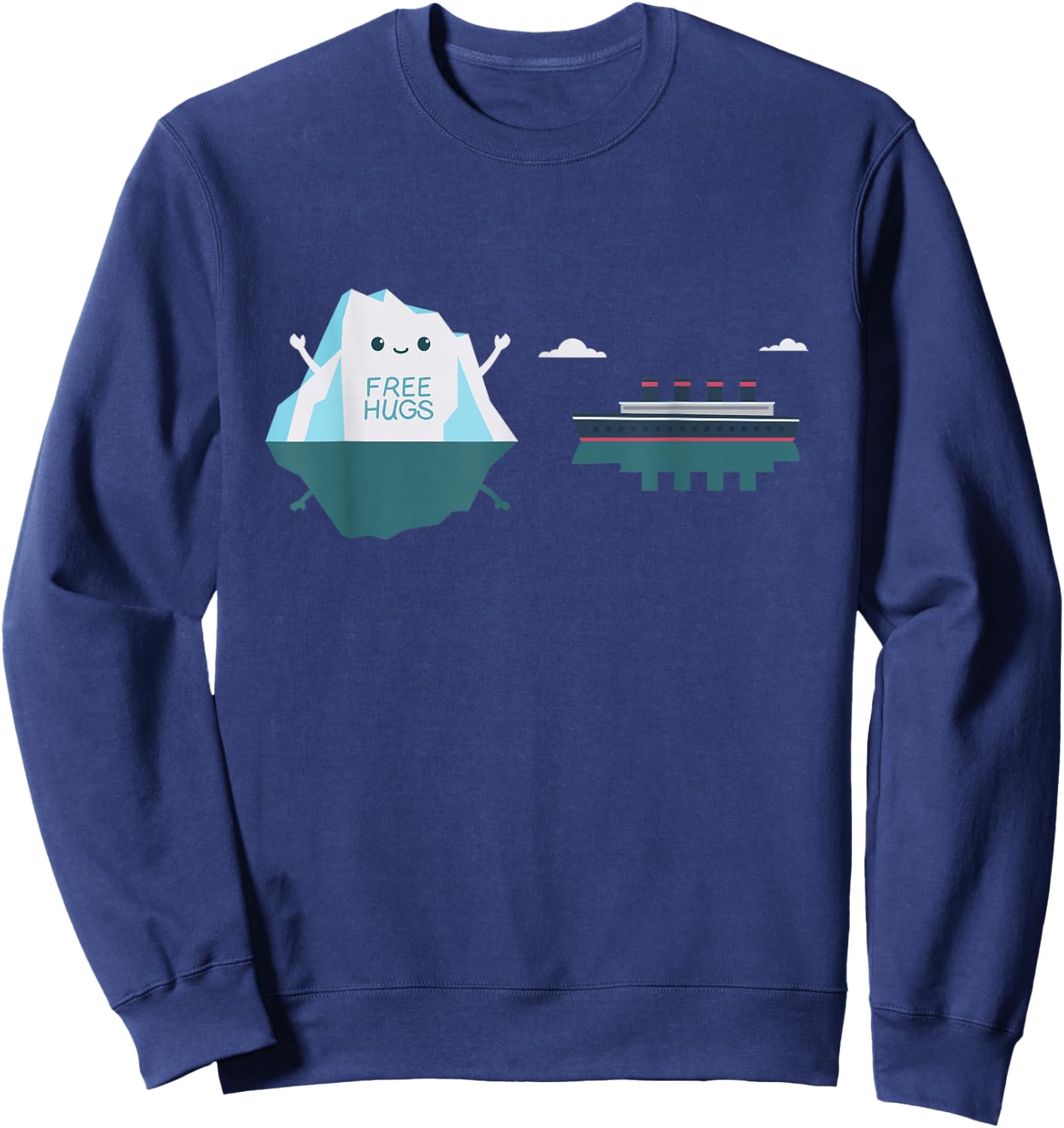 Retro Funny Titanic 1912 - Cruise Ship - Titanic Sweatshirt - Sweatshirt | Navy