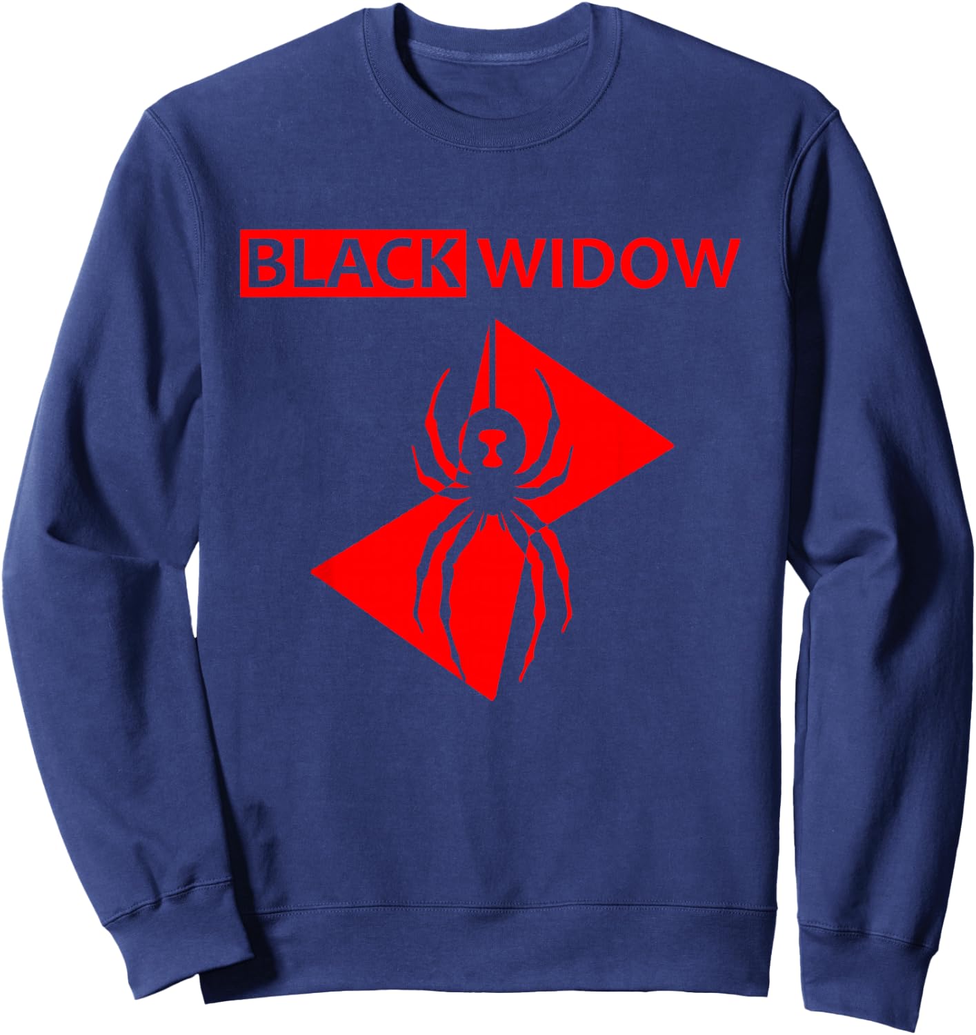 Black Widow Spider Gift Sweatshirt - Sweatshirt | Navy