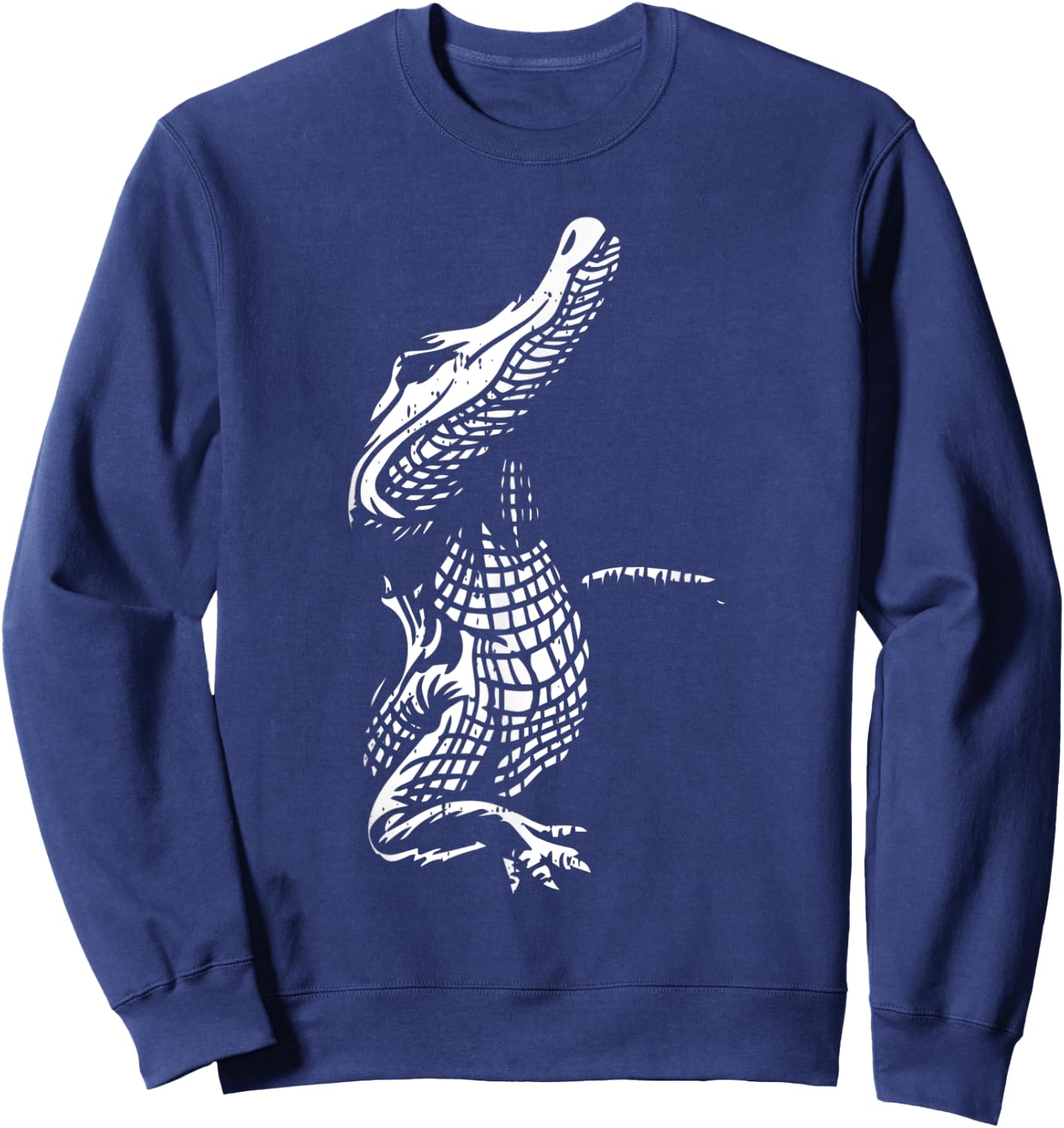 Crocodile Reptile Croc Wild Zoo Cool Animal Lover Gift Sweatshirt - Sweatshirt | Navy