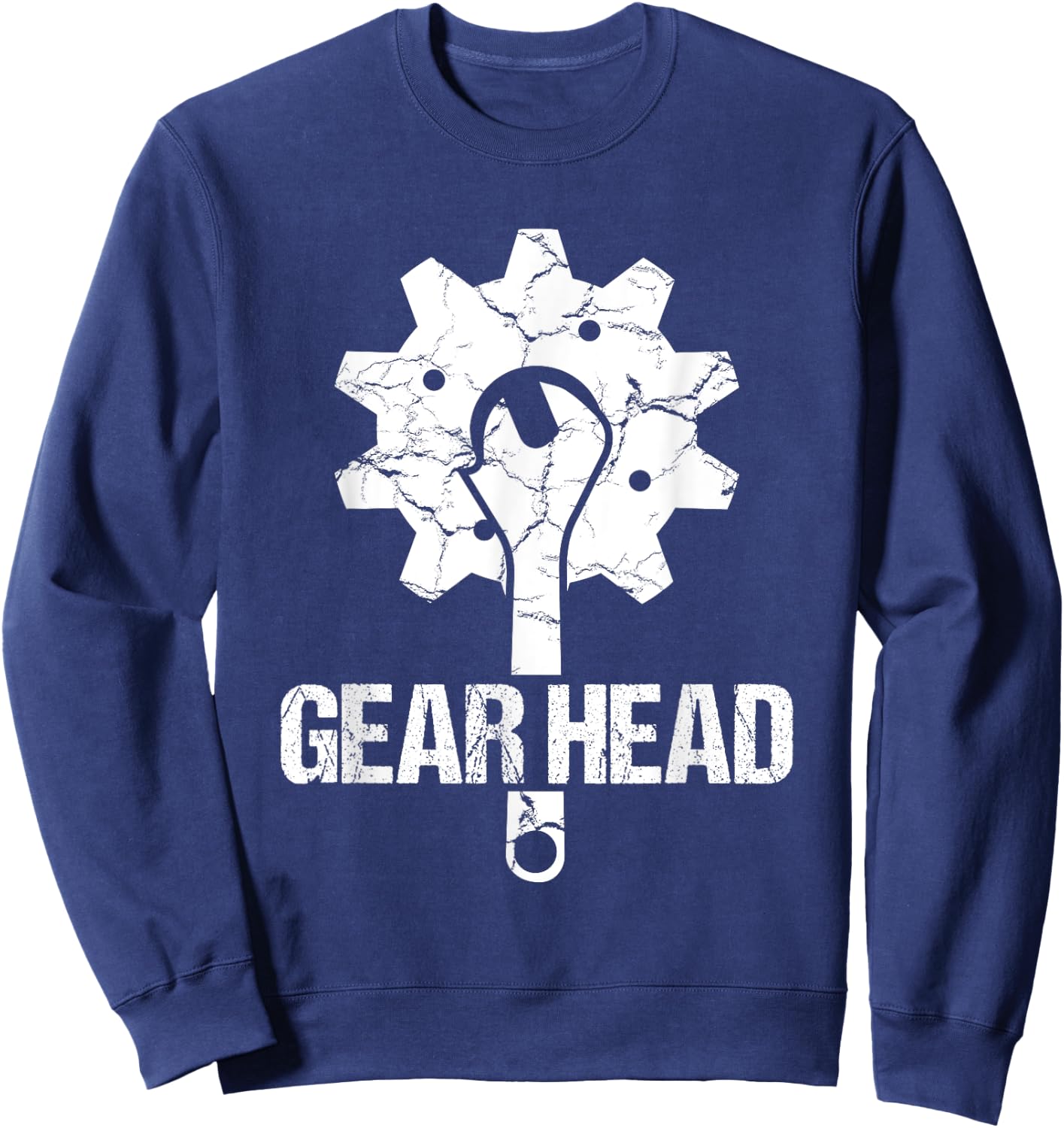 Gear Head Motorcycle Motorsports Bicycle Biker Gift Sweatshirt - Sweatshirt | Navy