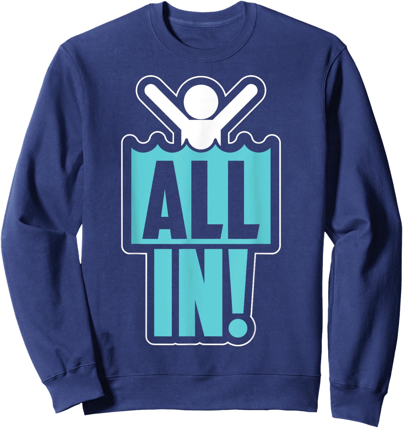 Funny Christian Baptism Gift | Cute Christening Boys Girls Sweatshirt - Sweatshirt | Navy