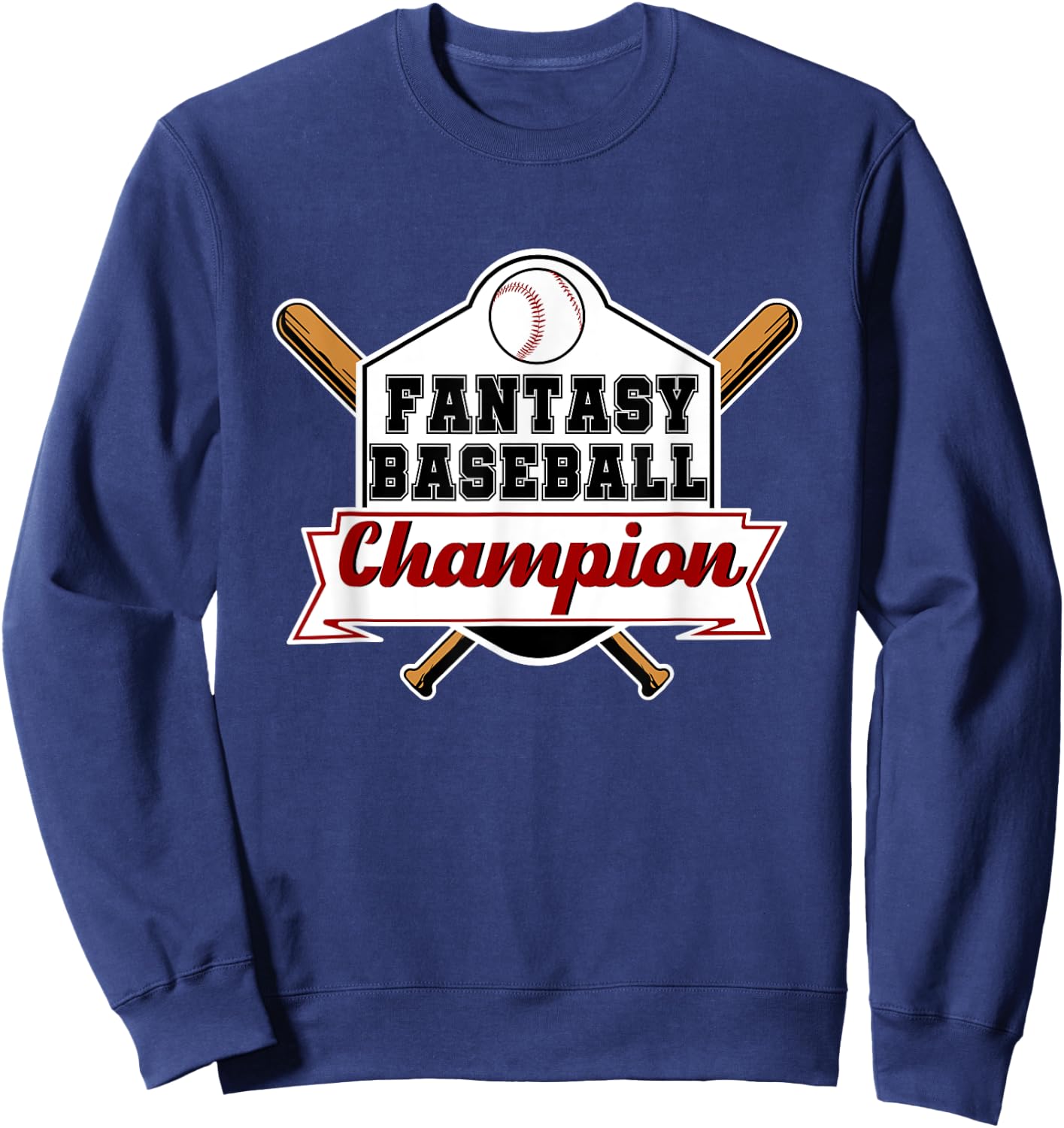 Fantasy Baseball Champion Sweatshirt - Sweatshirt | Navy