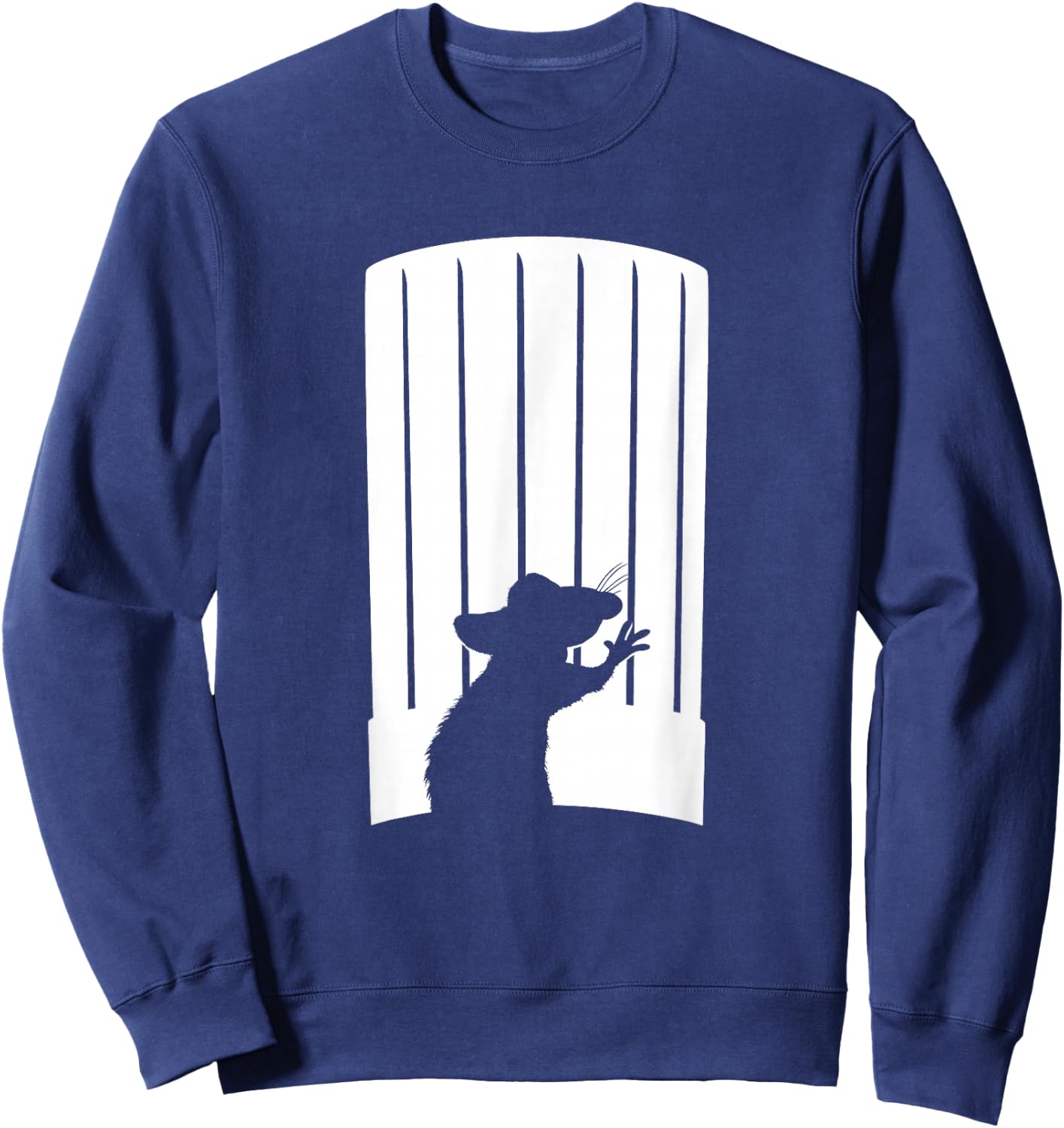 Disney and Pixar's Ratatouille Chef Hat Remy Silhouette Sweatshirt - Sweatshirt | Navy