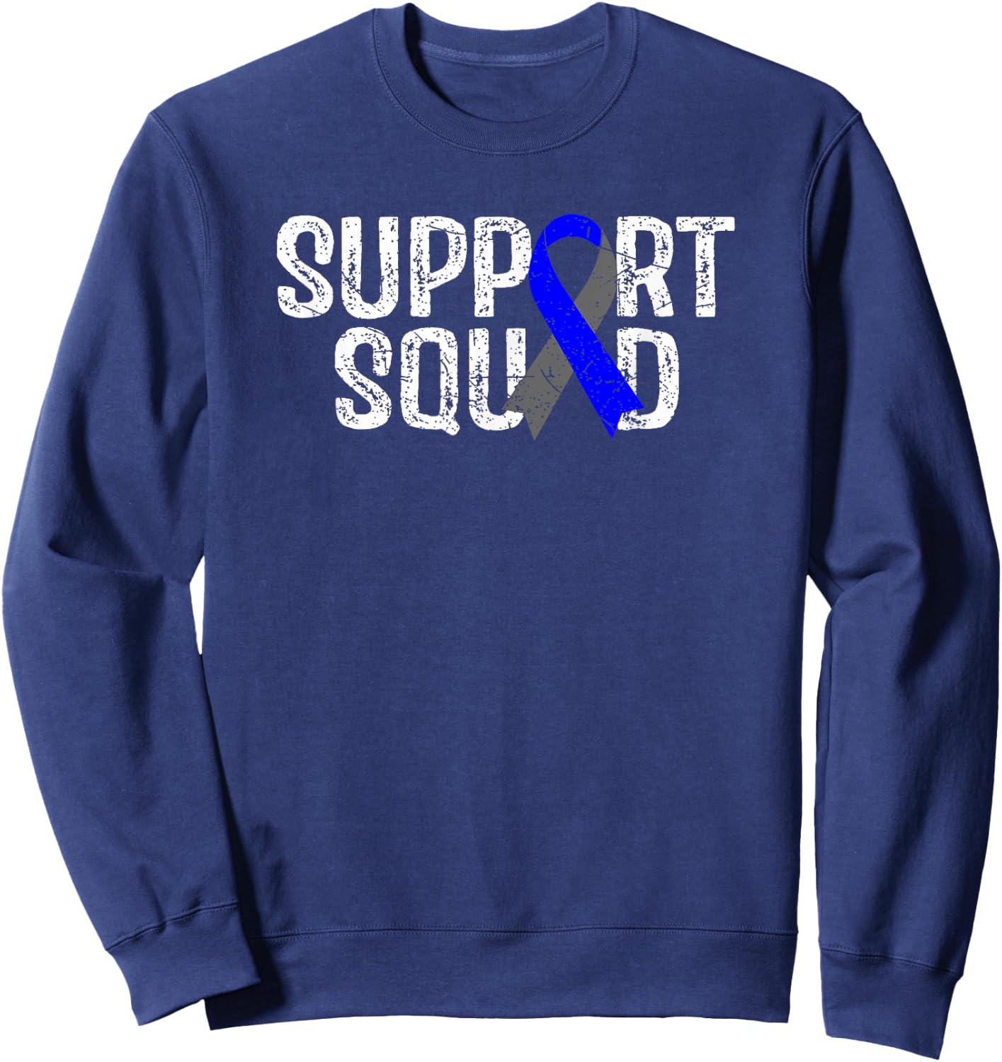 Diabetes Awareness Support Squad Sweatshirt - Sweatshirt | Navy