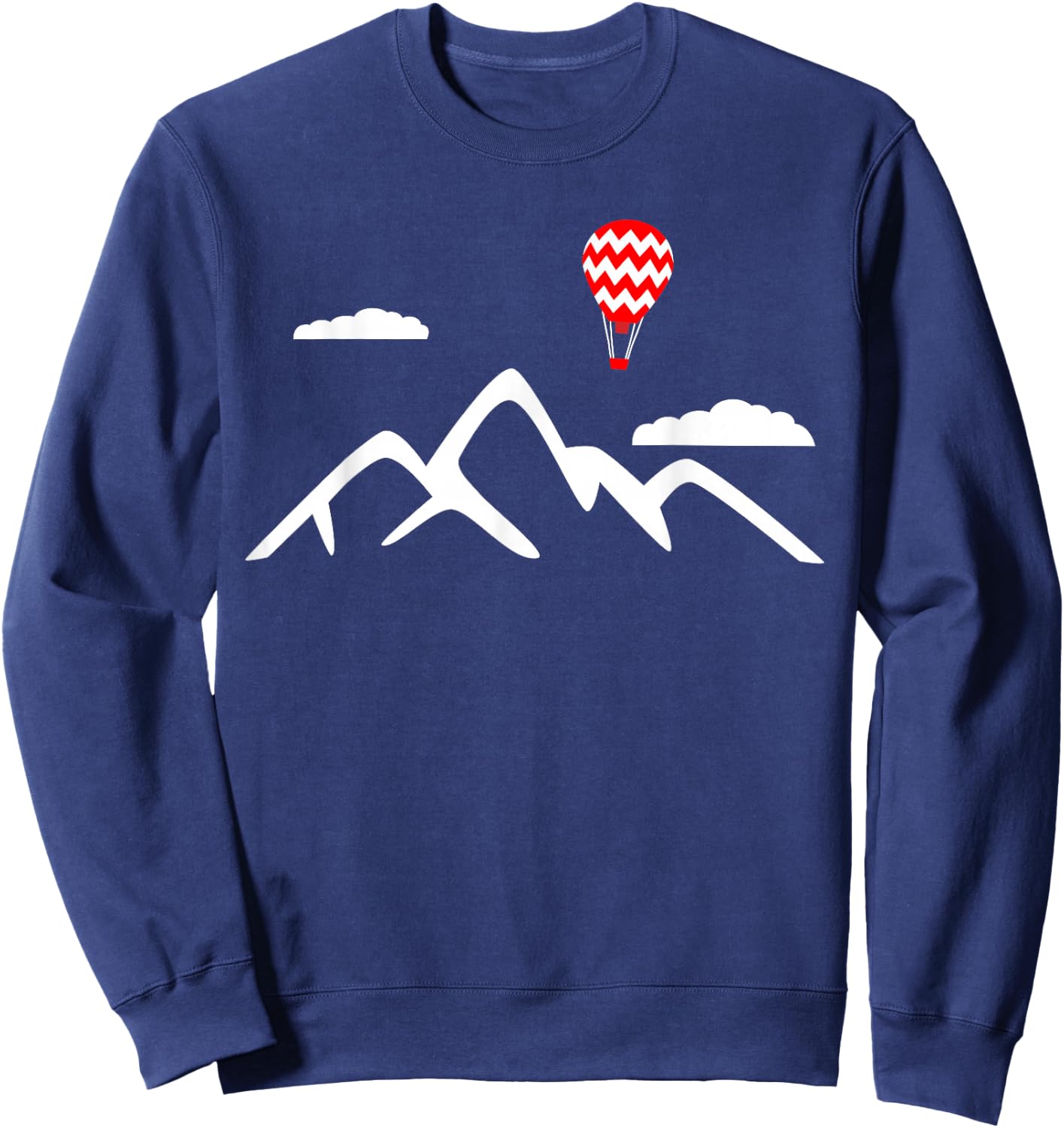 Hot air balloon ride balloonist hot air balloon Sweatshirt - Sweatshirt | Navy