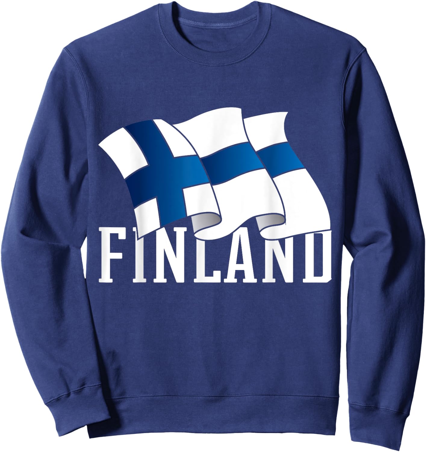 Finnish Pride Finland Viking Gift Finland Sweatshirt - Sweatshirt | Navy