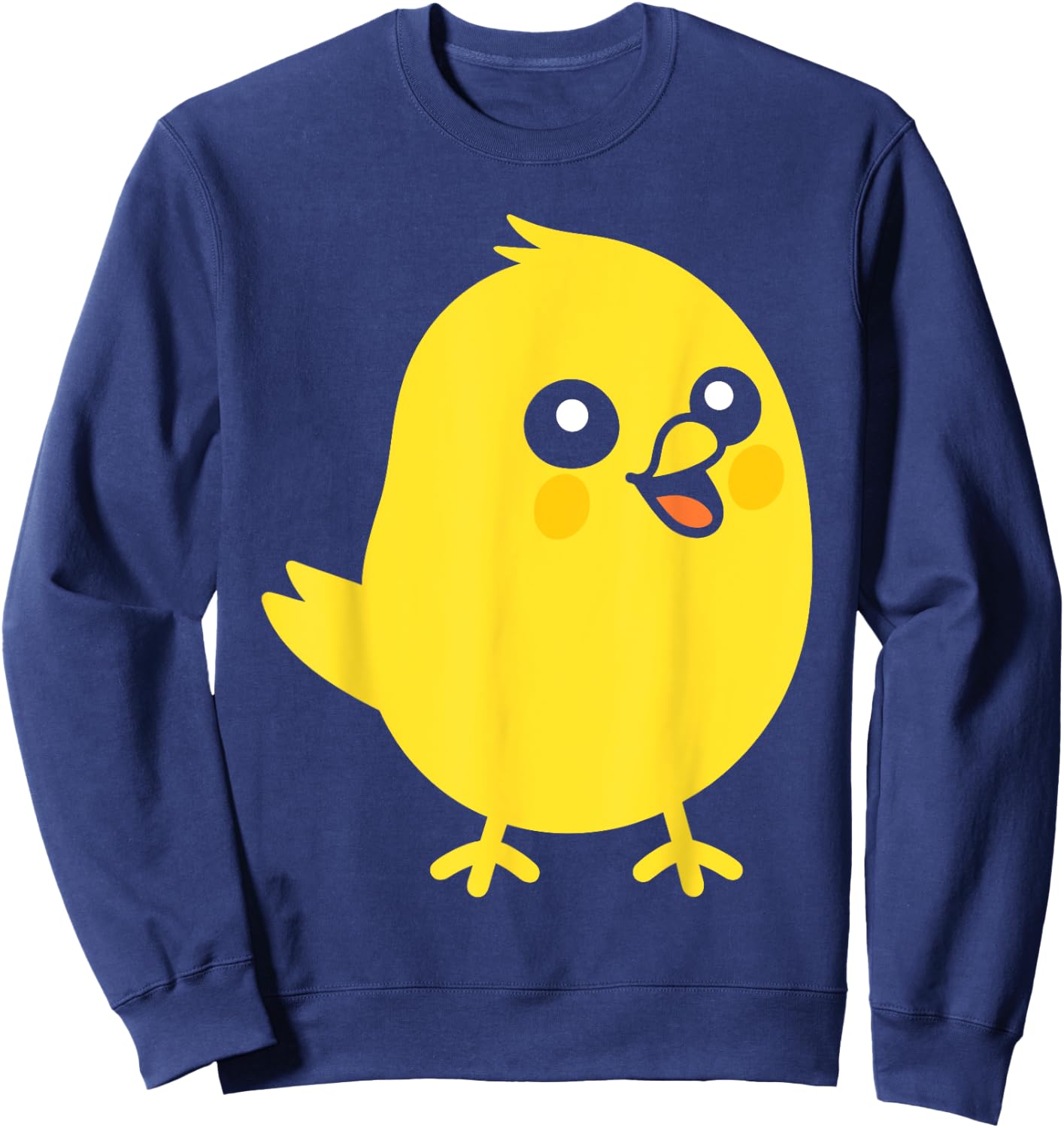 Simple Cute Minimalist Canary Bird Little Baby Canary Sweatshirt - Sweatshirt | Navy