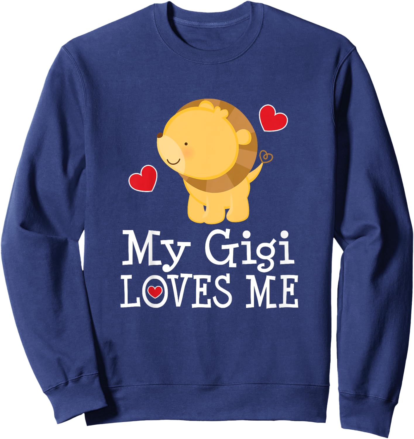 Kids My Gigi Loves Me Grandson Sweatshirt - Sweatshirt | Navy