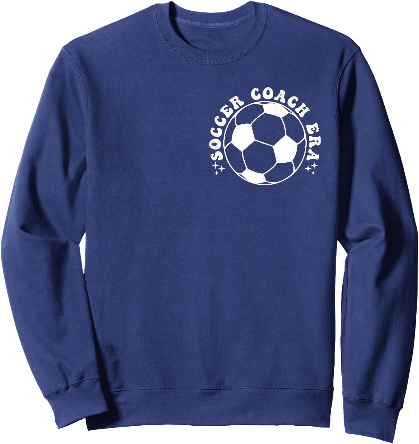 Funny vintage In My Soccer Coach Era Funny Coach Football Sweatshirt - Sweatshirt | Navy