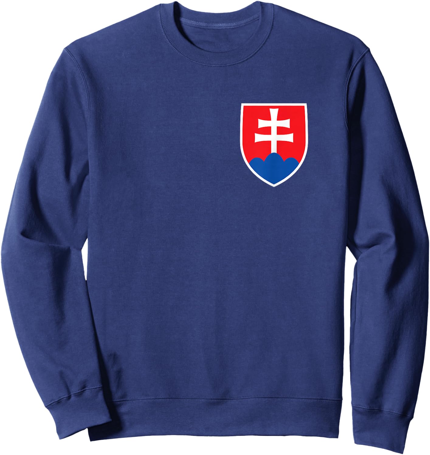 Vintaga Slovak Flag Crest Retro Slovakia Souvenir Sweatshirt - Sweatshirt | Navy