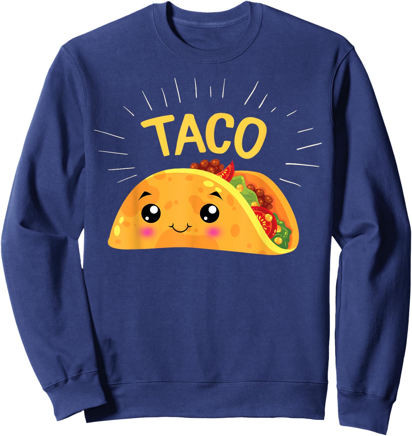 Taco And Taquito Matching Mommy Daddy And Me Mexican New Mom Sweatshirt - Sweatshirt | Navy