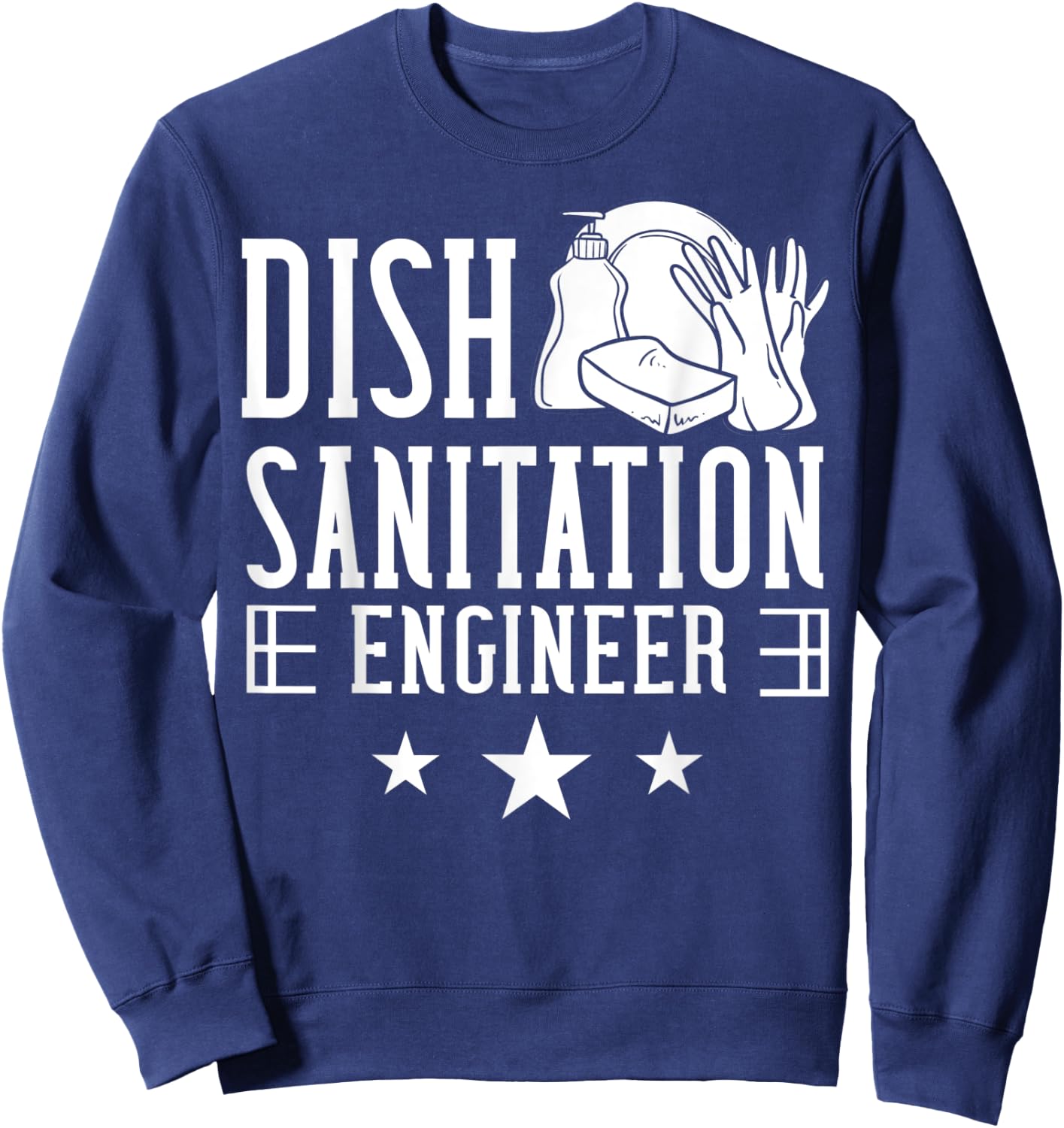 Dishwasher Dishwashing Gift Job Dish Washing Sweatshirt - Sweatshirt | Navy