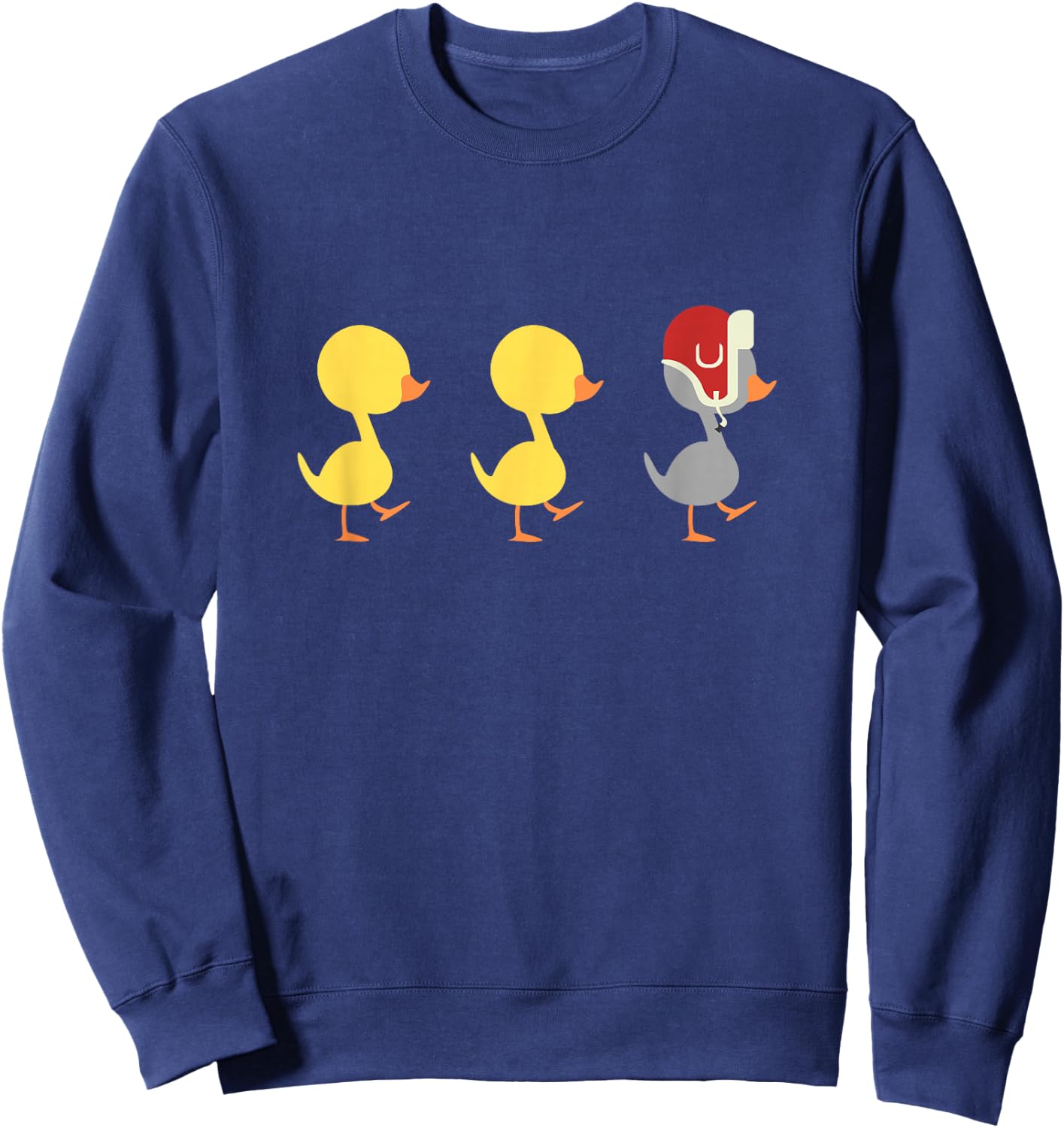 Minnesota Duck Duck Grey Duck Funny Sweatshirt - Sweatshirt | Navy