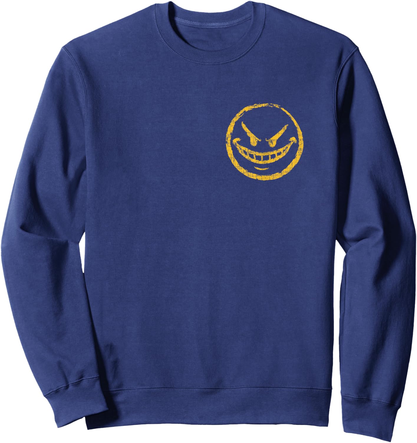 Bad Grin Logo Naughty Common Sneaky Sweatshirt - Sweatshirt | Navy