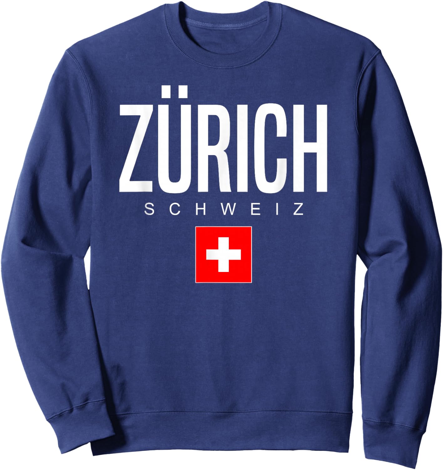 Zürich Switzerland Sweatshirt - Sweatshirt | Navy