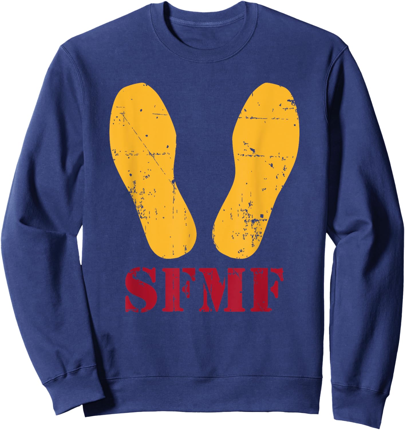 Yellow Footprints - SFMF Sweatshirt - Sweatshirt | Navy