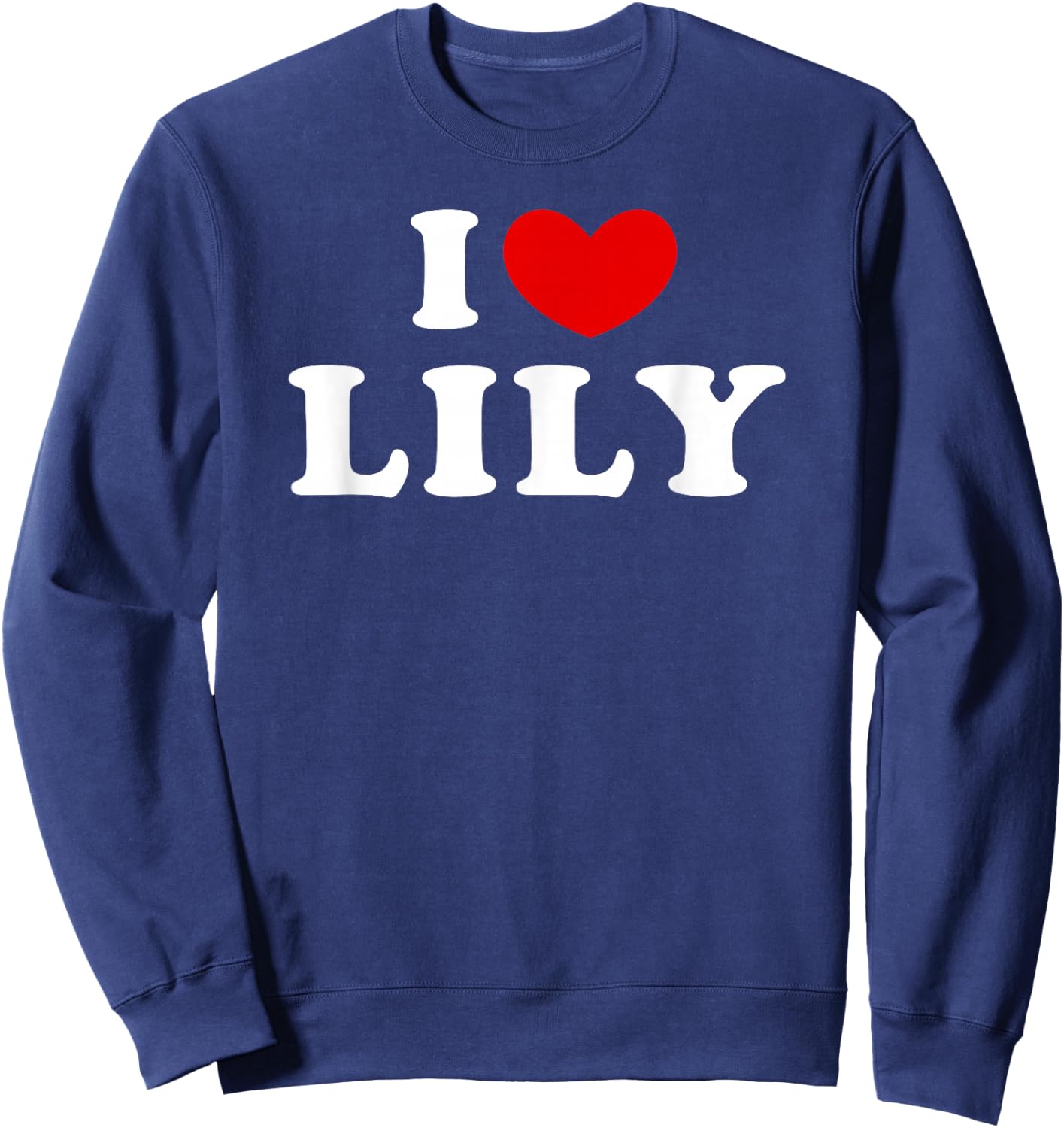 I Love Lily, I Love Lily Sweatshirt - Sweatshirt | Navy
