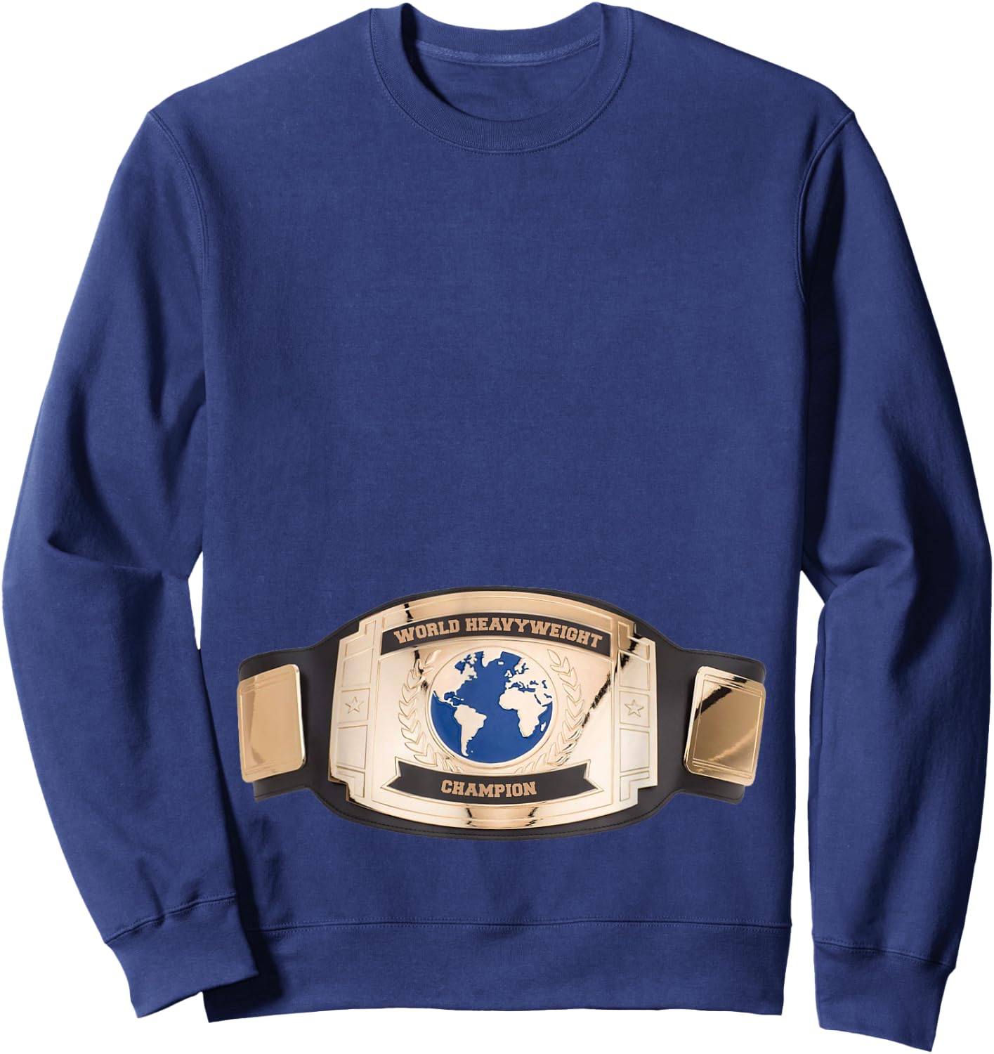 World Heavyweight Champion Belt Sweatshirt - Sweatshirt | Navy
