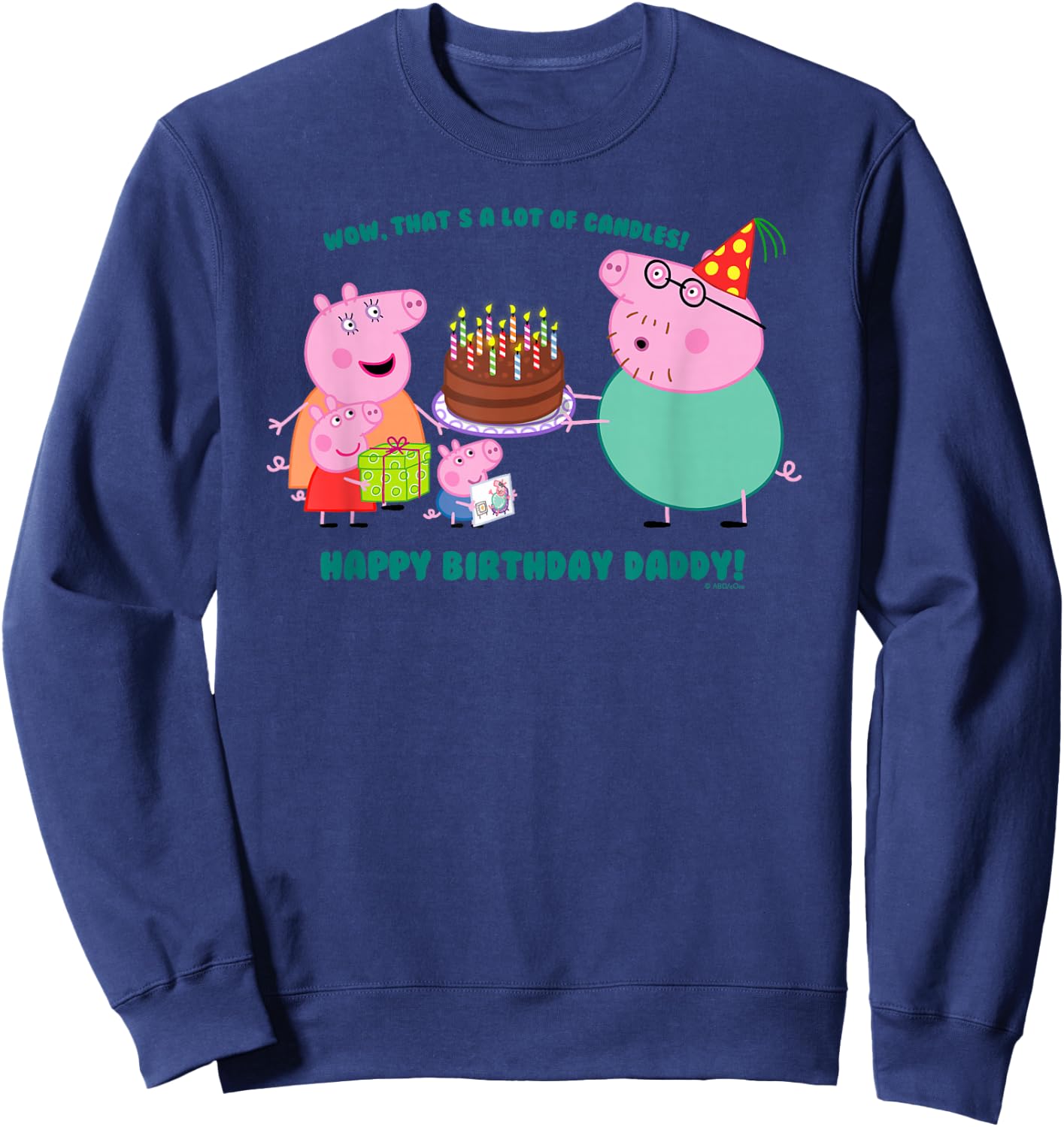 Peppa Pig - Daddy Pig Birthday Sweatshirt - Sweatshirt | Navy