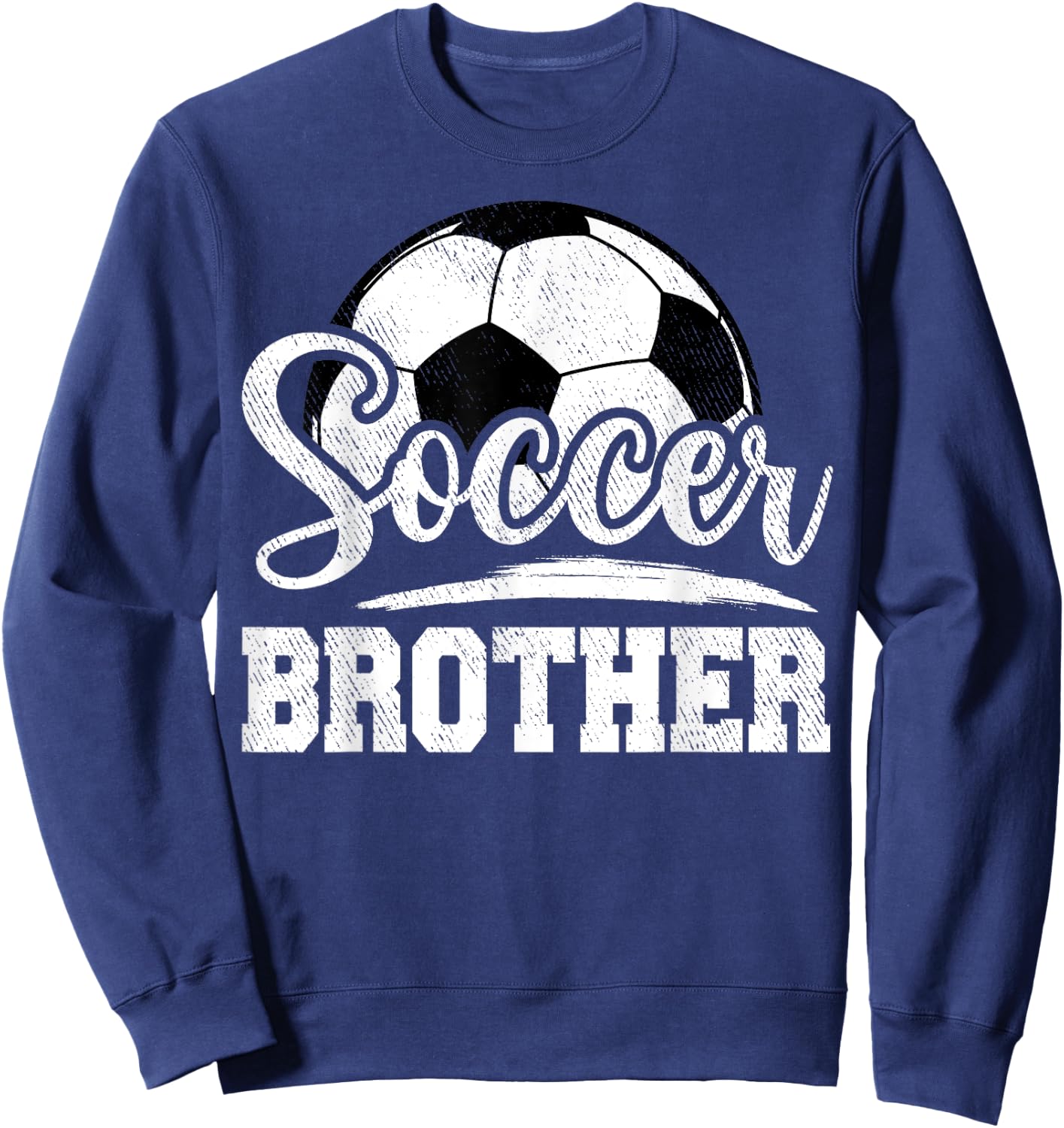 Soccer Brother Soccer Player Game Day Sweatshirt - Sweatshirt | Navy