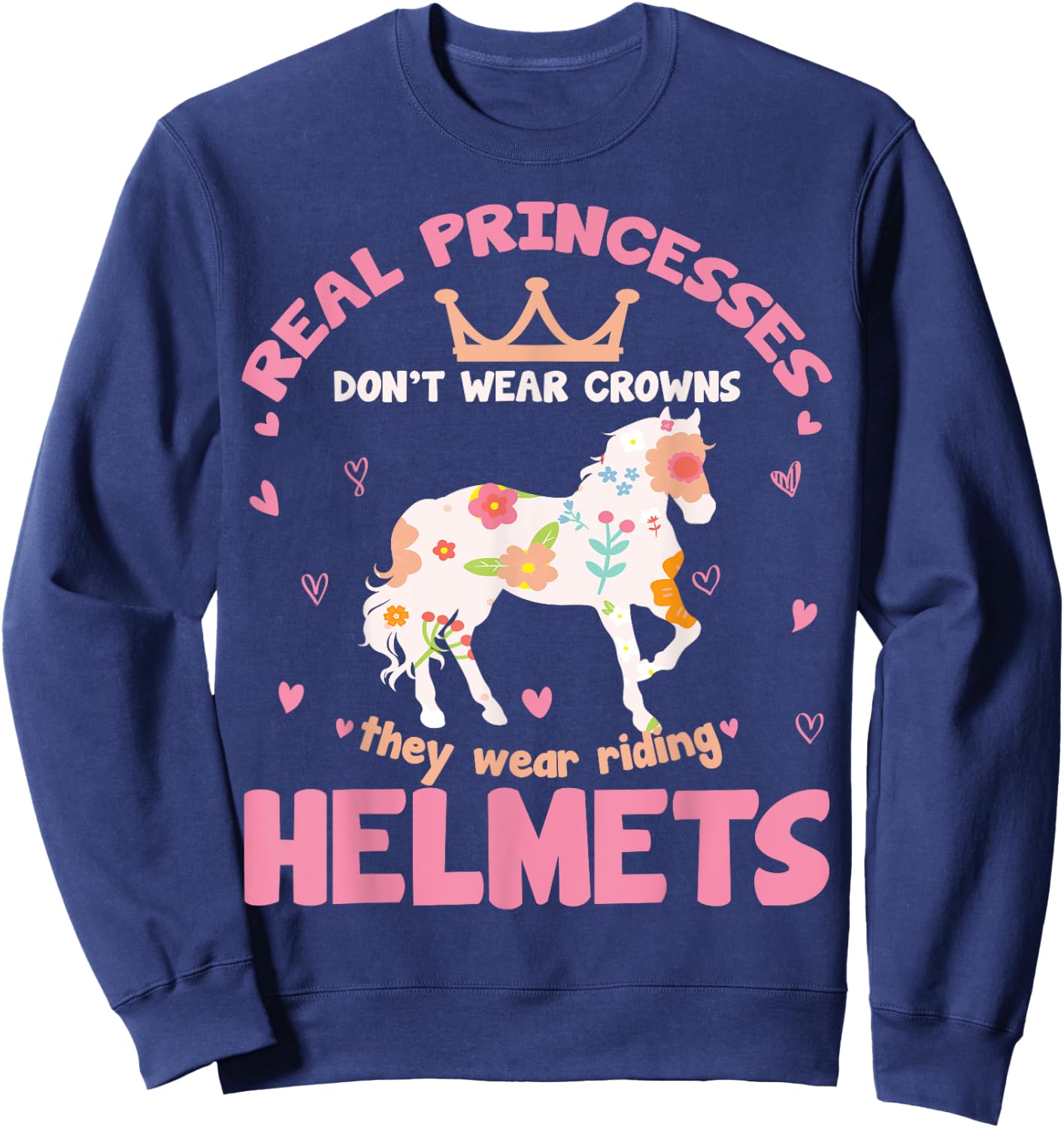Horse Lover Horse Girl Sweatshirt - Sweatshirt | Navy