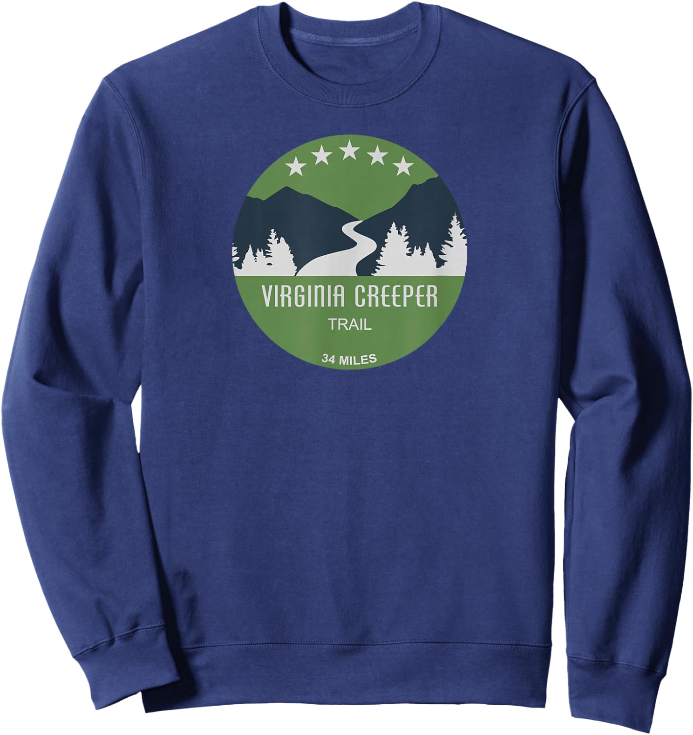 Virginia Creeper Trail Sweatshirt - Sweatshirt | Navy