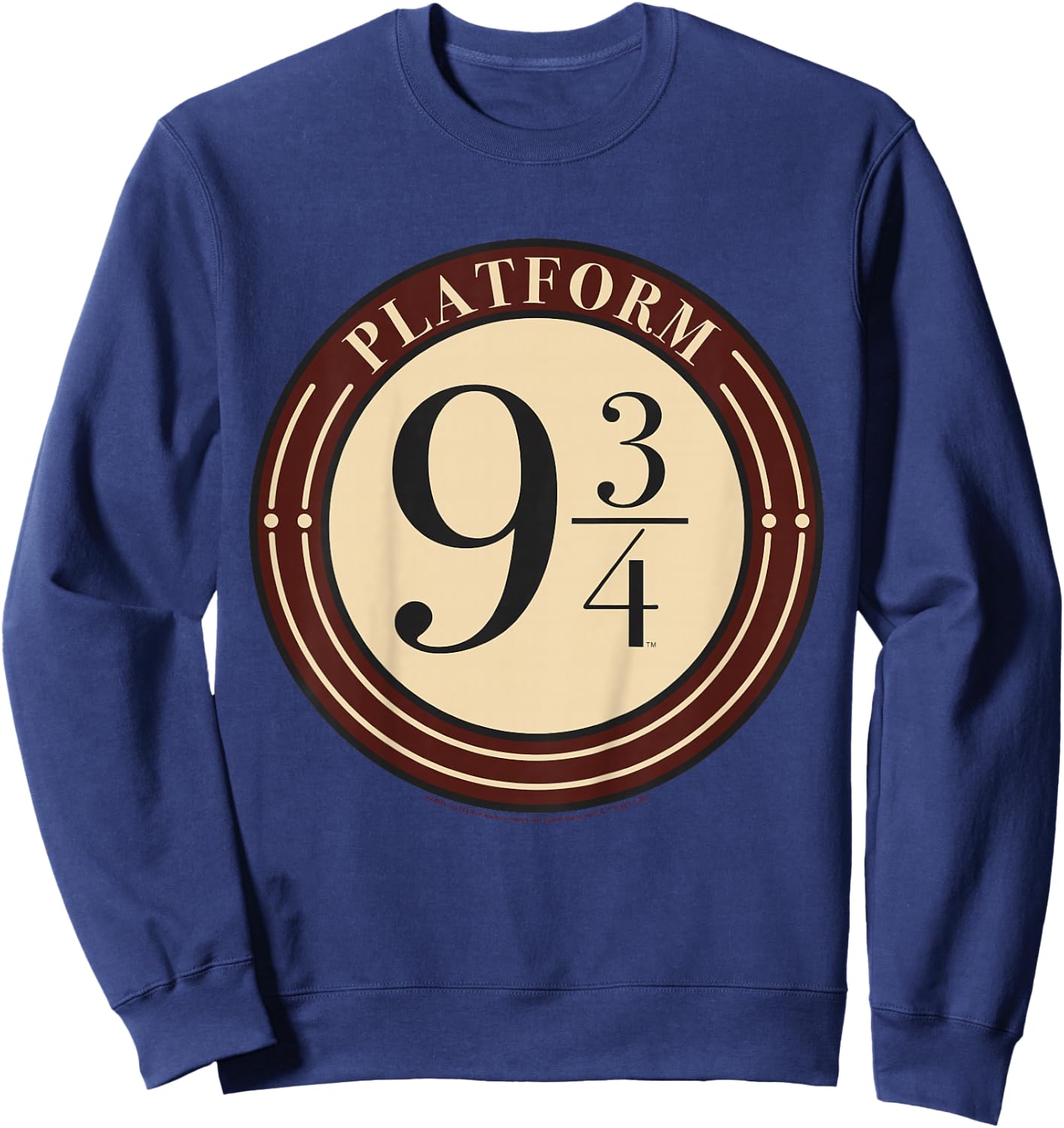 Kids Harry Potter Platform 9 &3/4 Simple Logo Sweatshirt - Sweatshirt | Navy