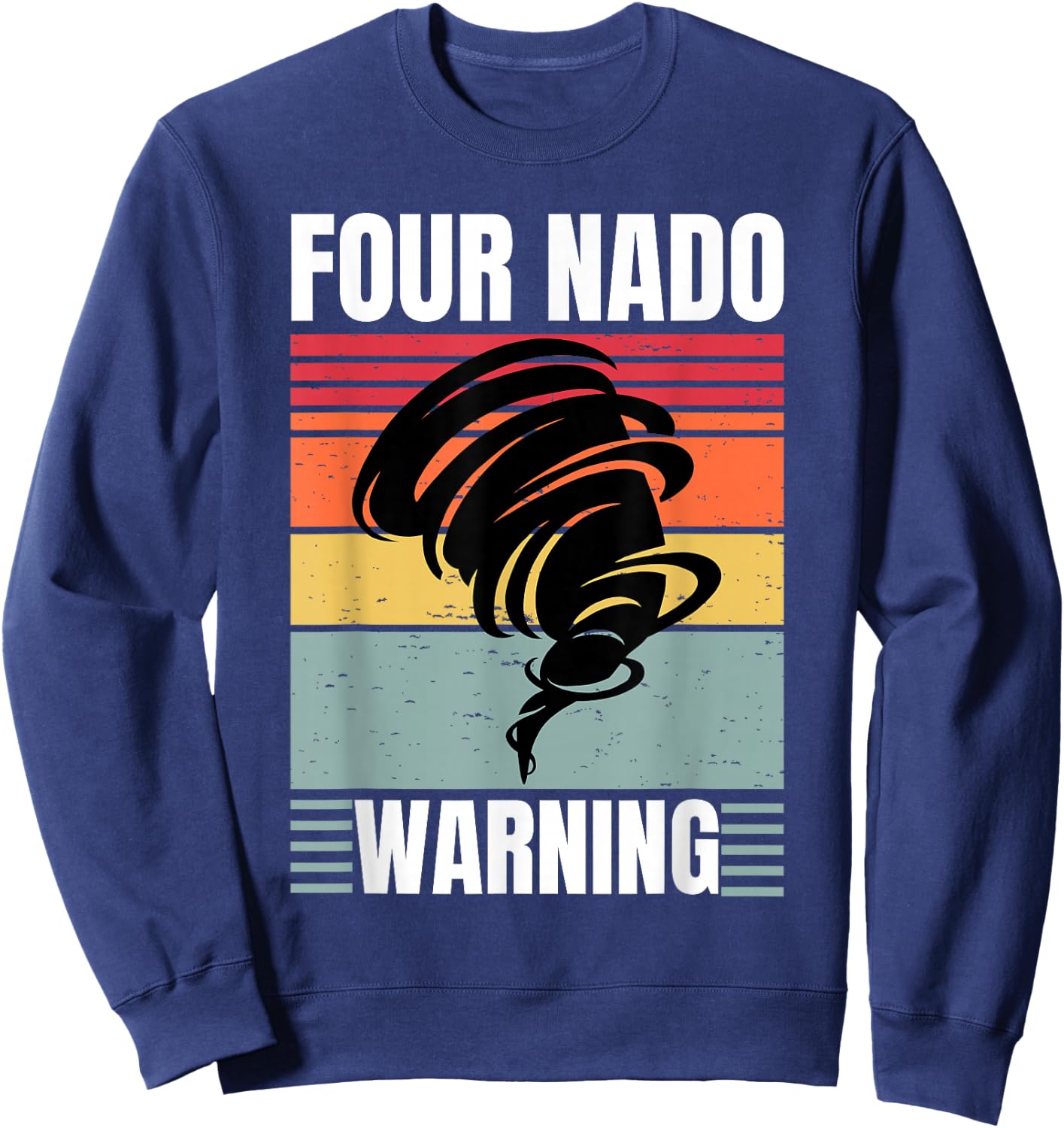 Four Nado Fournado 4th Birthday 4 Years Old Kids Boys girls Sweatshirt - Sweatshirt | Navy