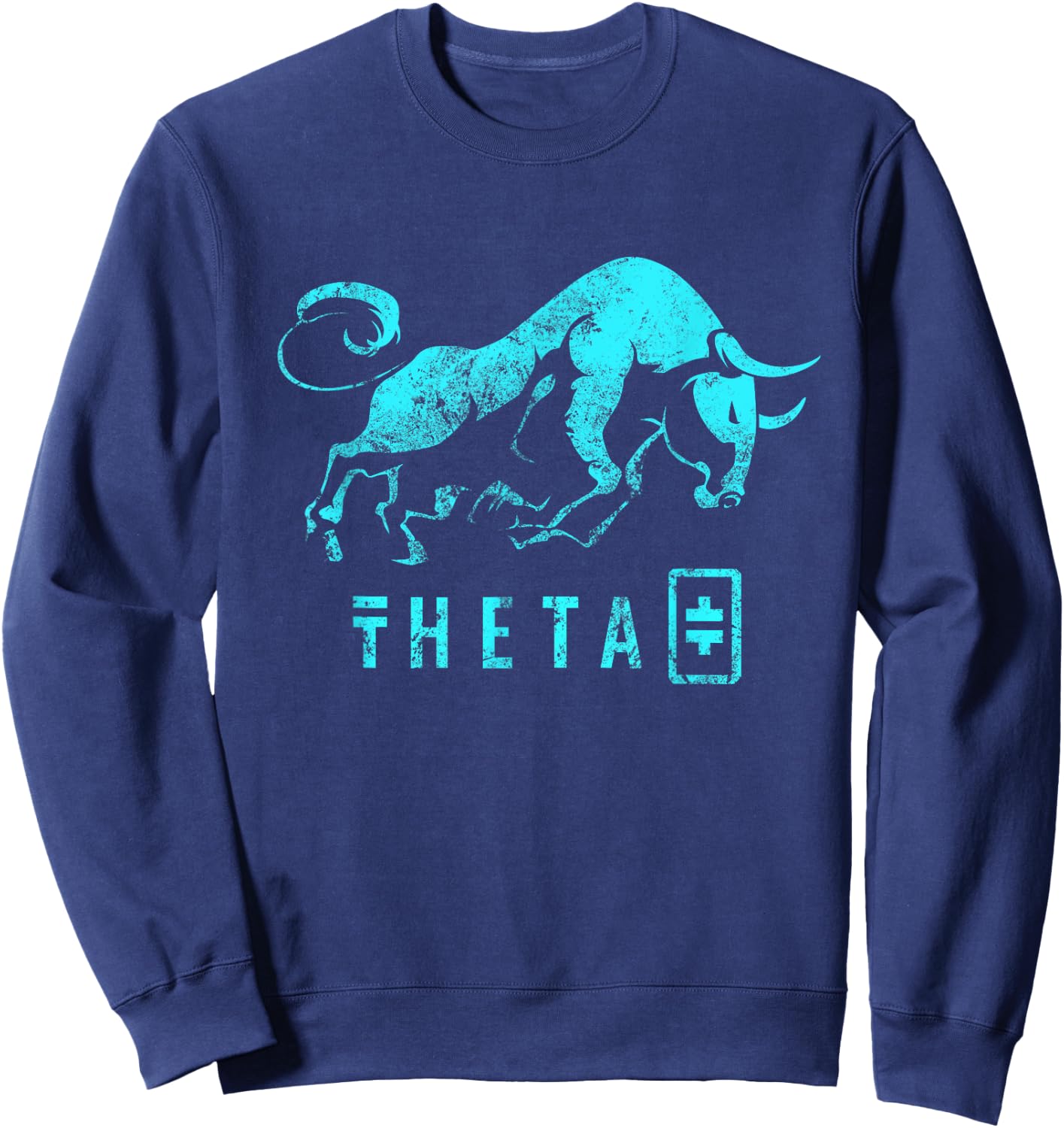 THETA Crypto Millionaire BULLRUN Token for TV Entertainment Sweatshirt - Sweatshirt | Navy