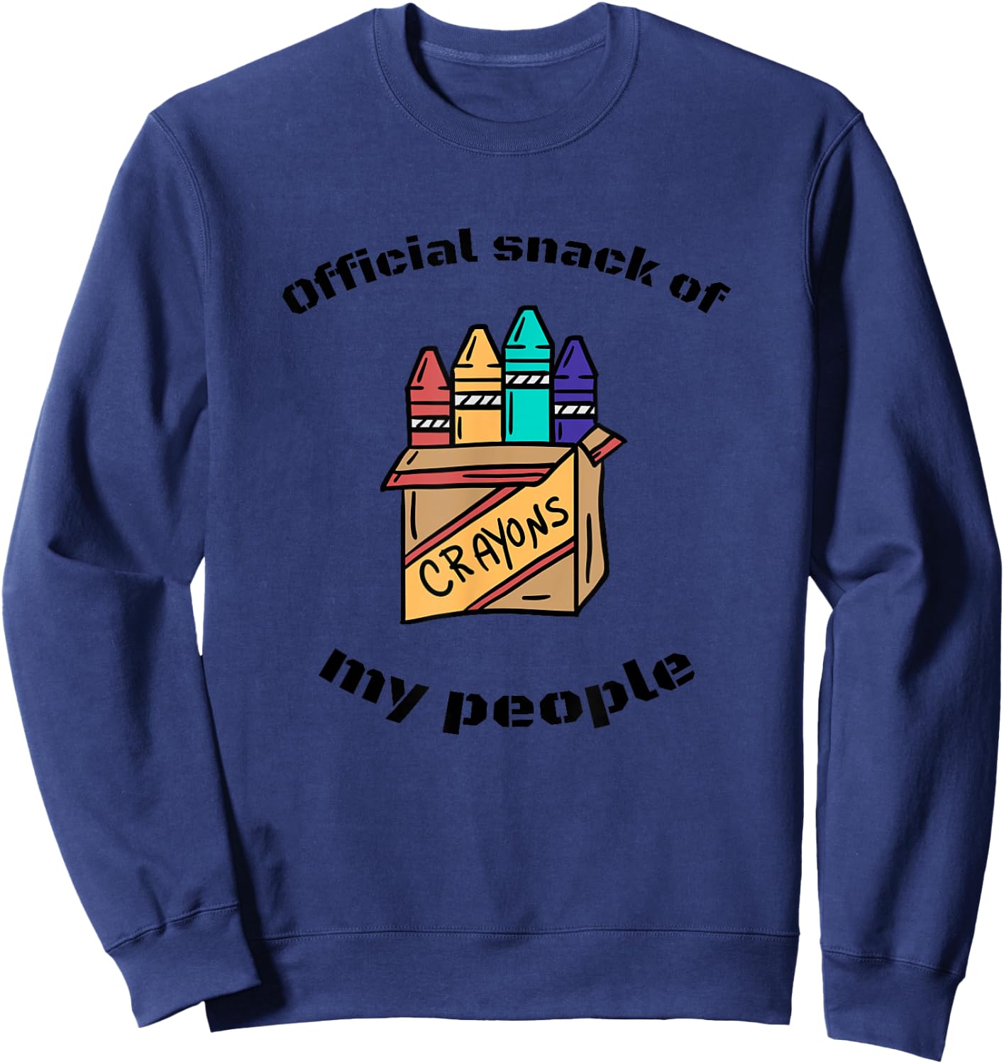 Crayon snack shirt Sweatshirt - Sweatshirt | Navy