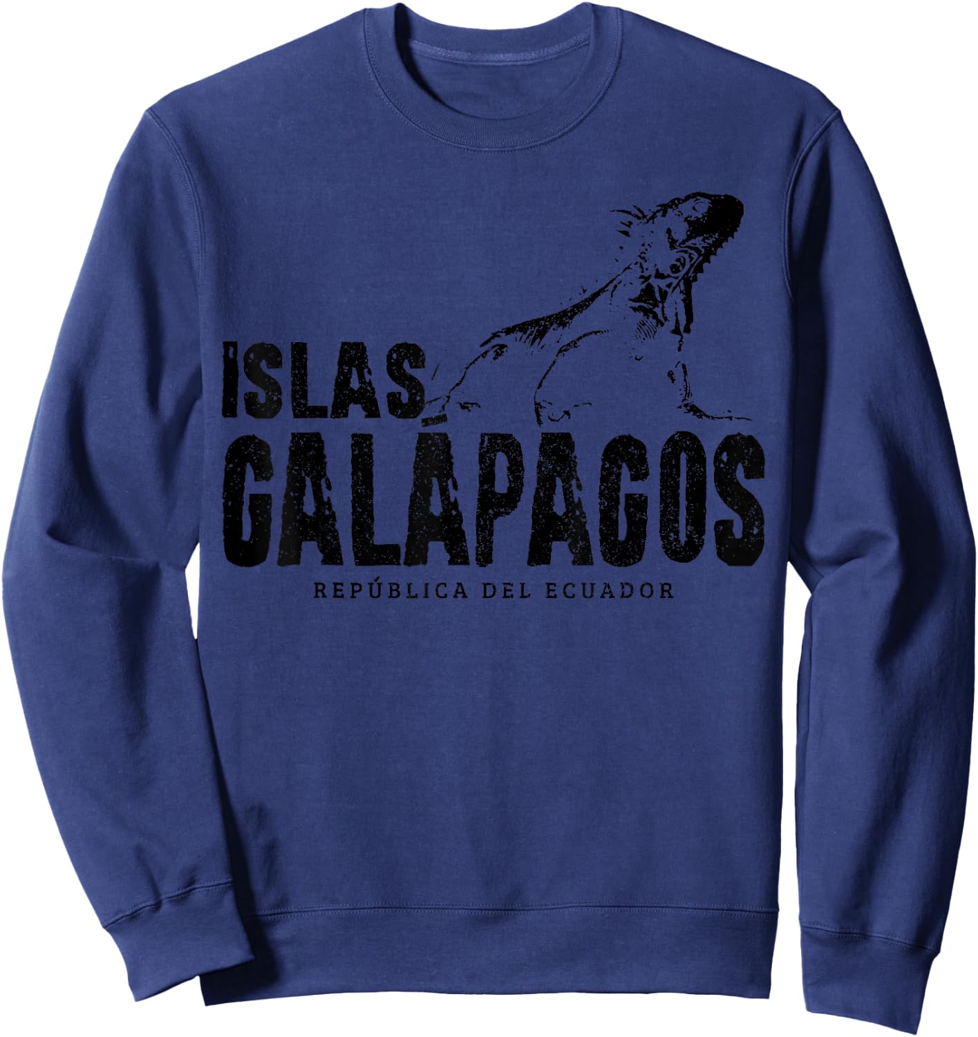 Galapagos Islands Islas Galapagos Iguana Ecuador Sweatshirt - Sweatshirt | Navy