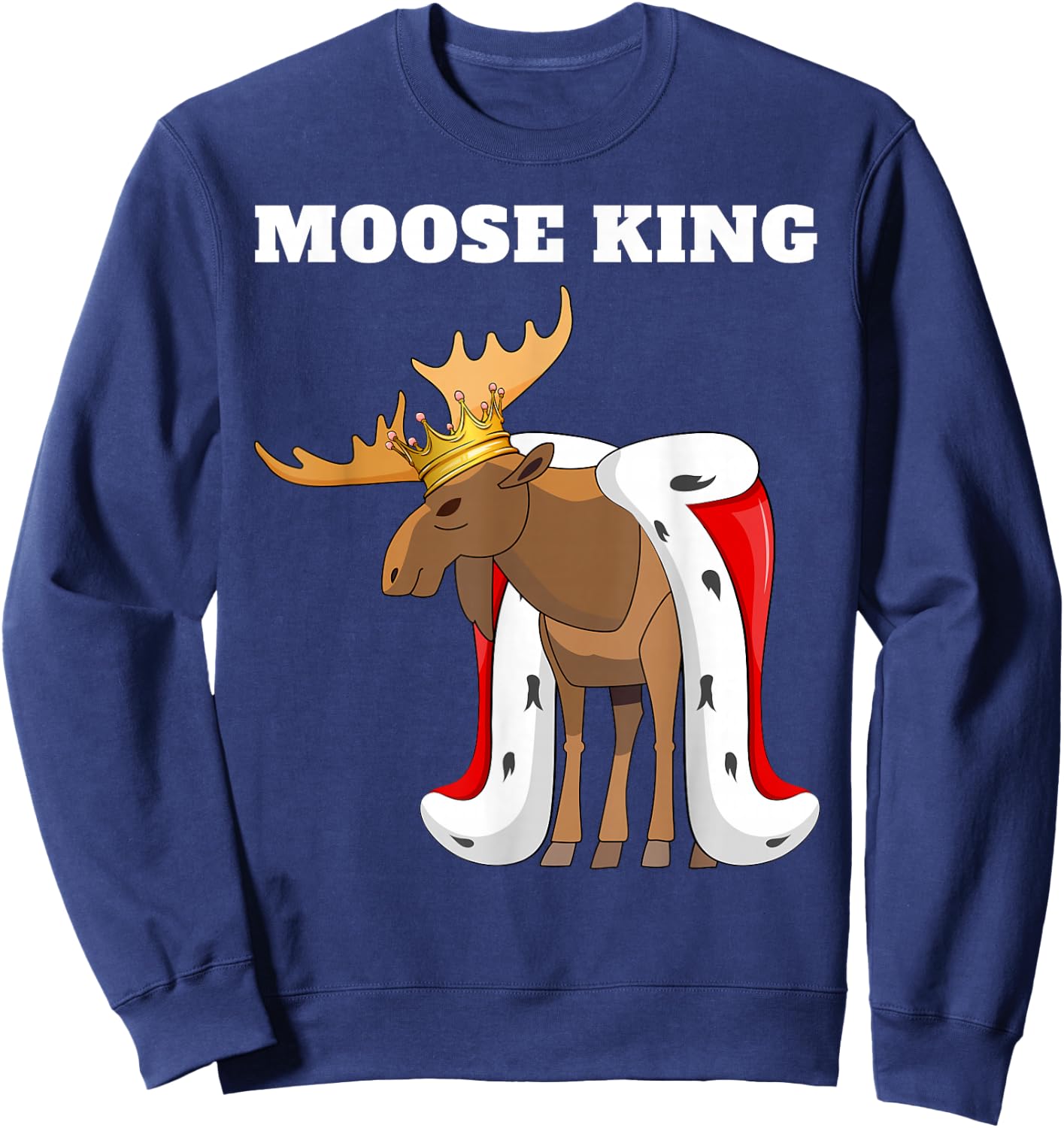 Moose King | Moose Gear | Boys Moose Sweatshirt - Sweatshirt | Navy