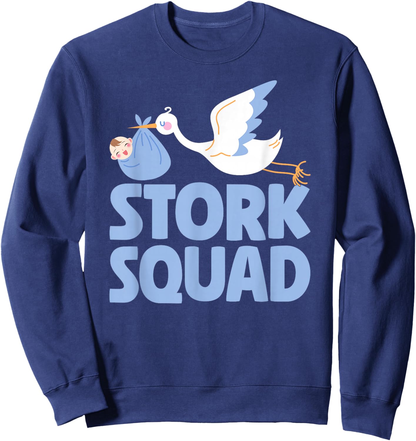 Stork Squad Labor And Delivery Nurse Sweatshirt - Sweatshirt | Navy