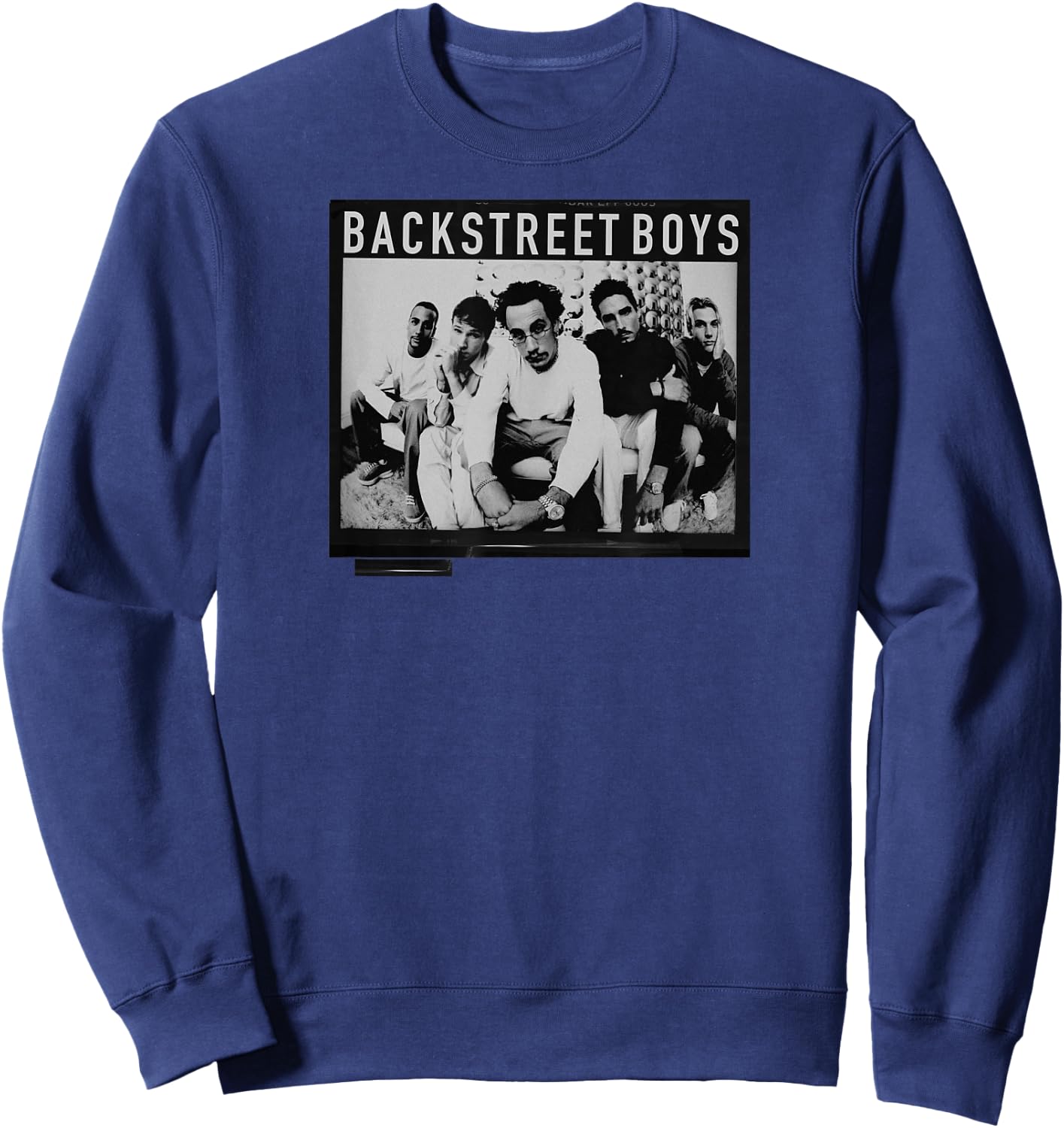Backstreet Boys Film Photo Sweatshirt - Sweatshirt | Navy