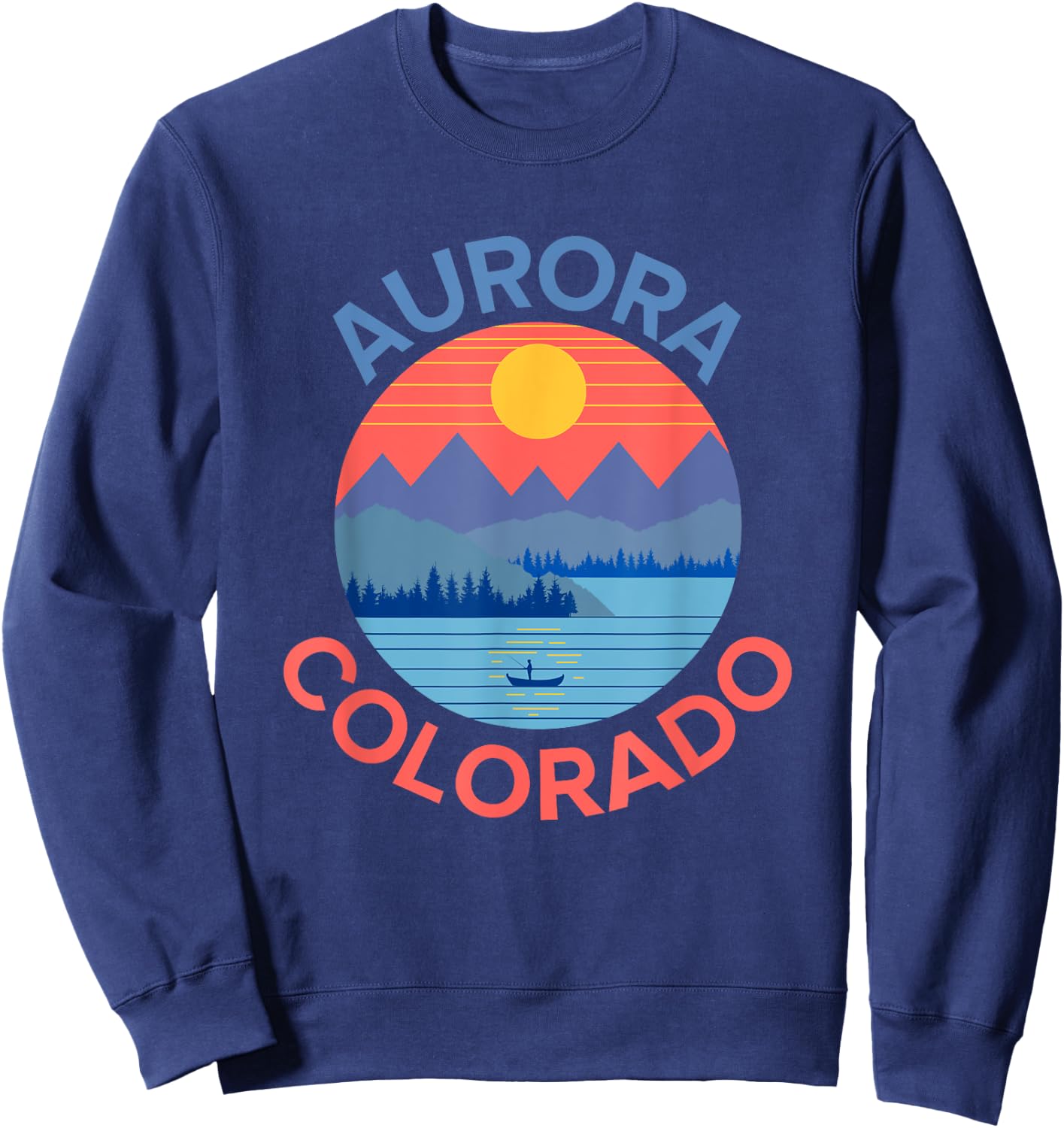 Aurora Colorado Sweatshirt - Sweatshirt | Navy