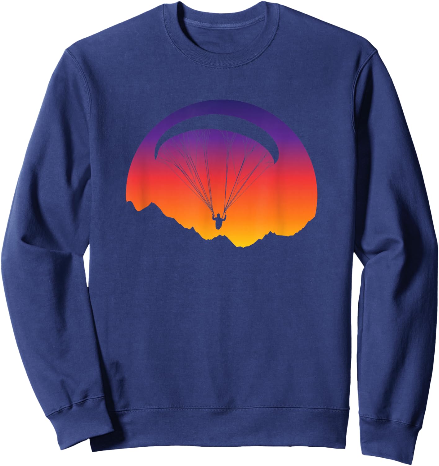 Paragliding Paragliding Paragliding Sweatshirt - Sweatshirt | Navy
