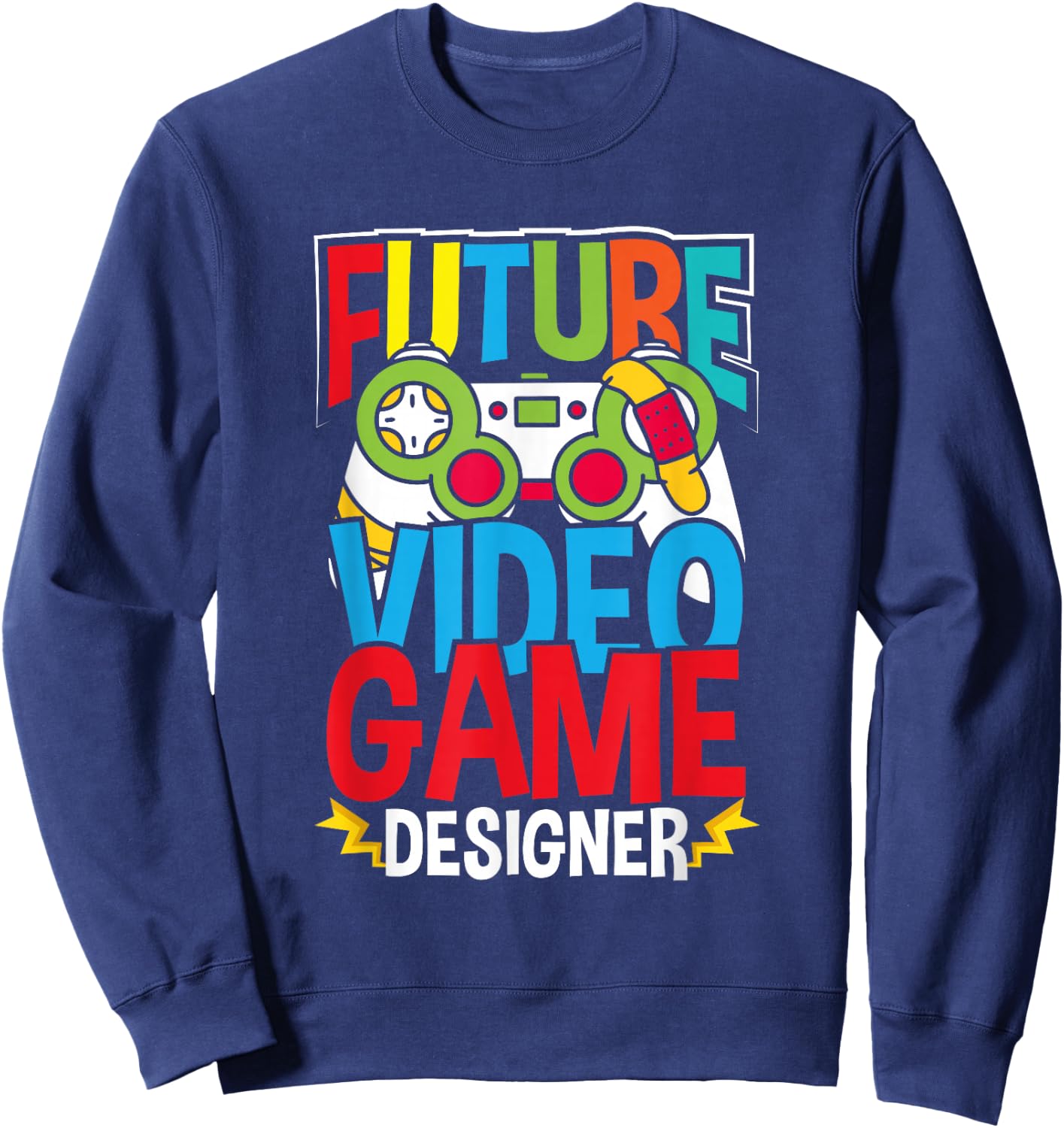 Future Video Game Designer Developer Gamer Programmer Sweatshirt - Sweatshirt | Navy