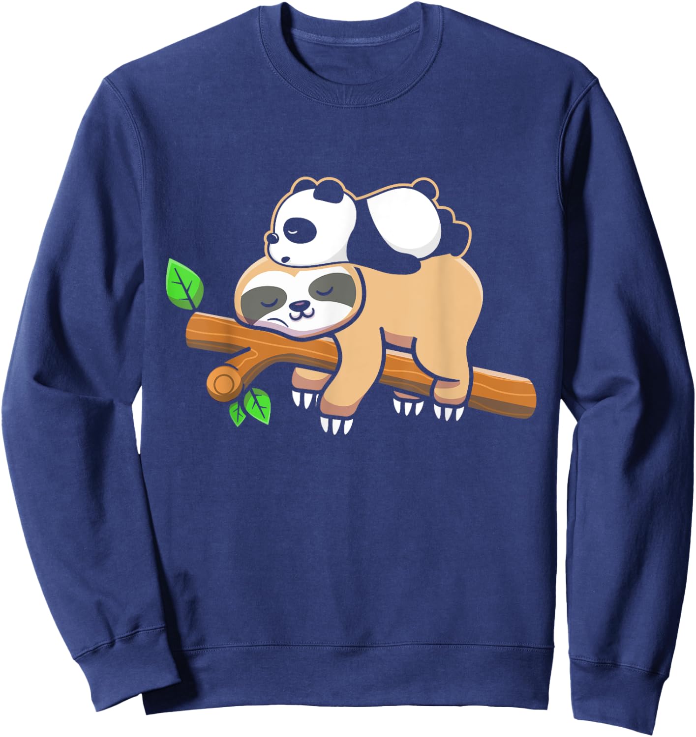Sleepy Panda Bear Sloth Sweatshirt - Sweatshirt | Navy