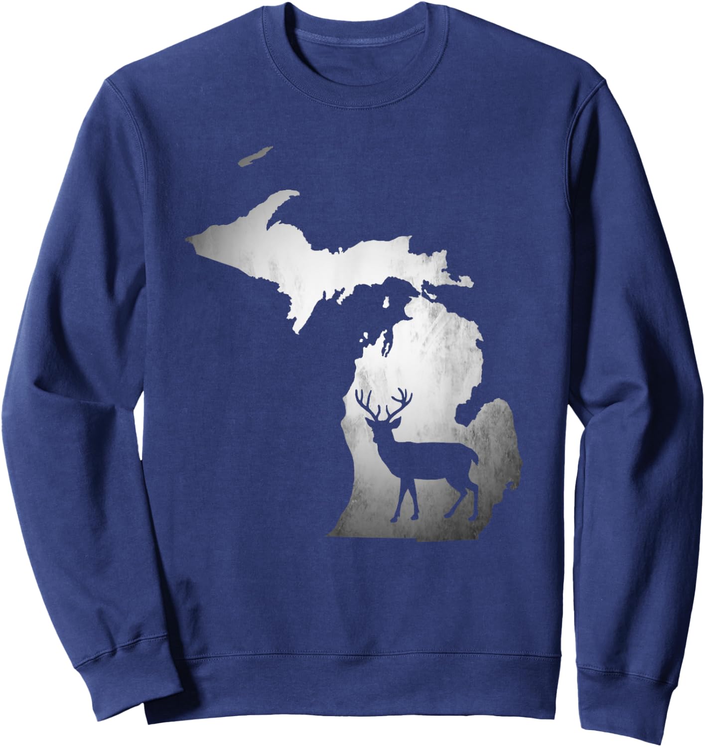Michigan Deer Hunting Sweatshirt - Sweatshirt | Navy