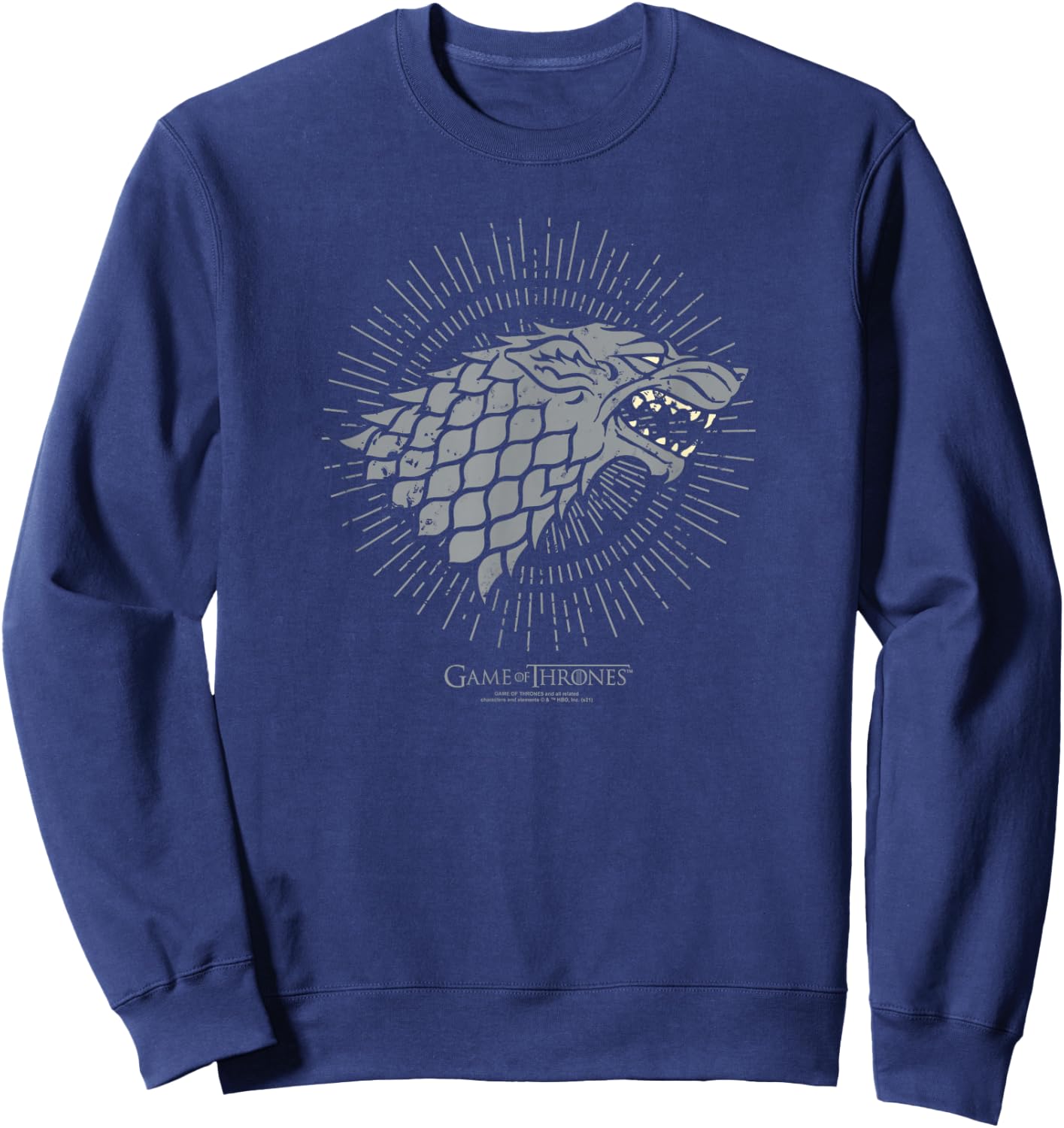 Game of Thrones Stark Burst Sigil Sweatshirt - Sweatshirt | Navy