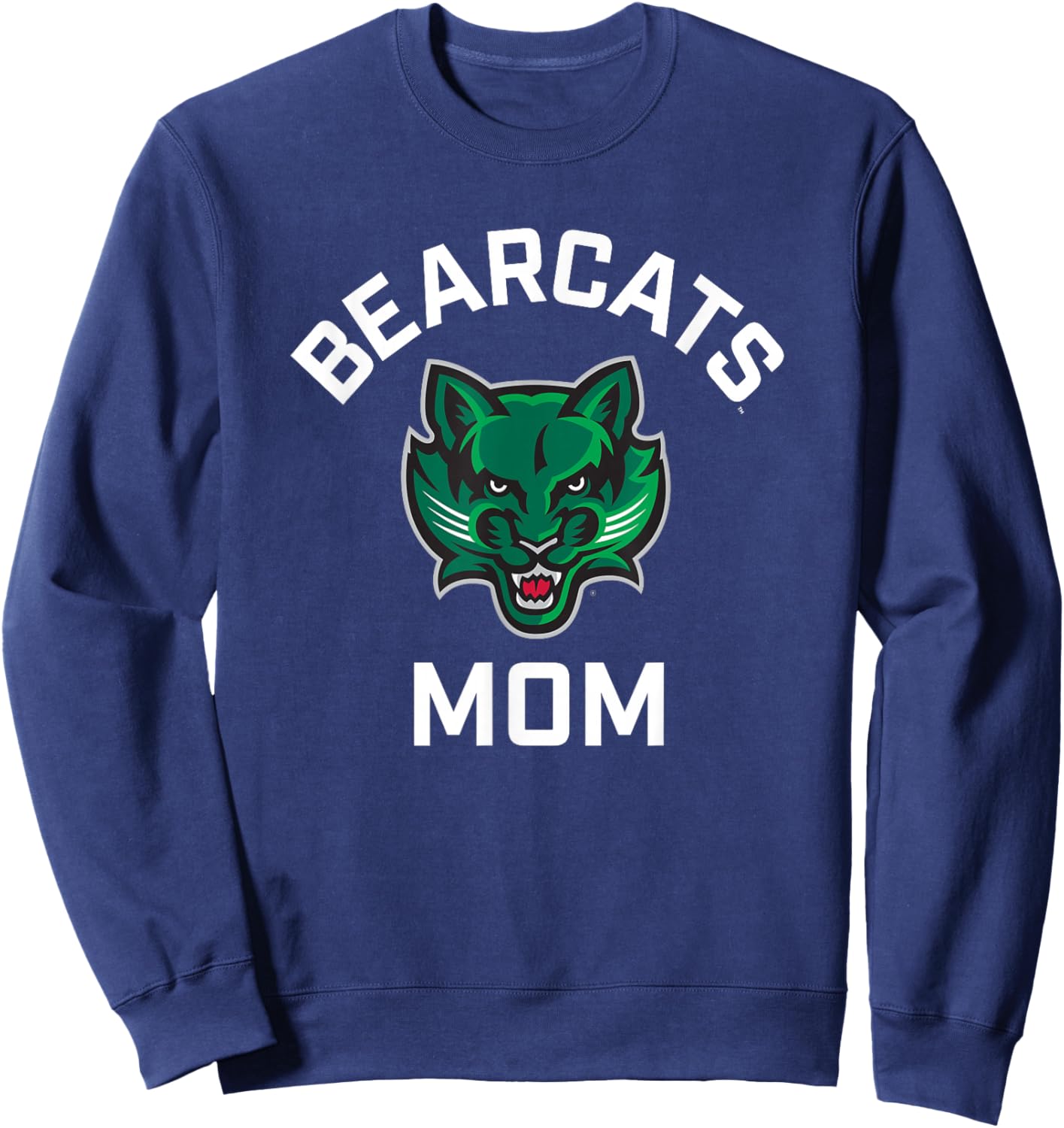 Binghamton University Bearcats Arched Mom Sweatshirt - Sweatshirt | Navy