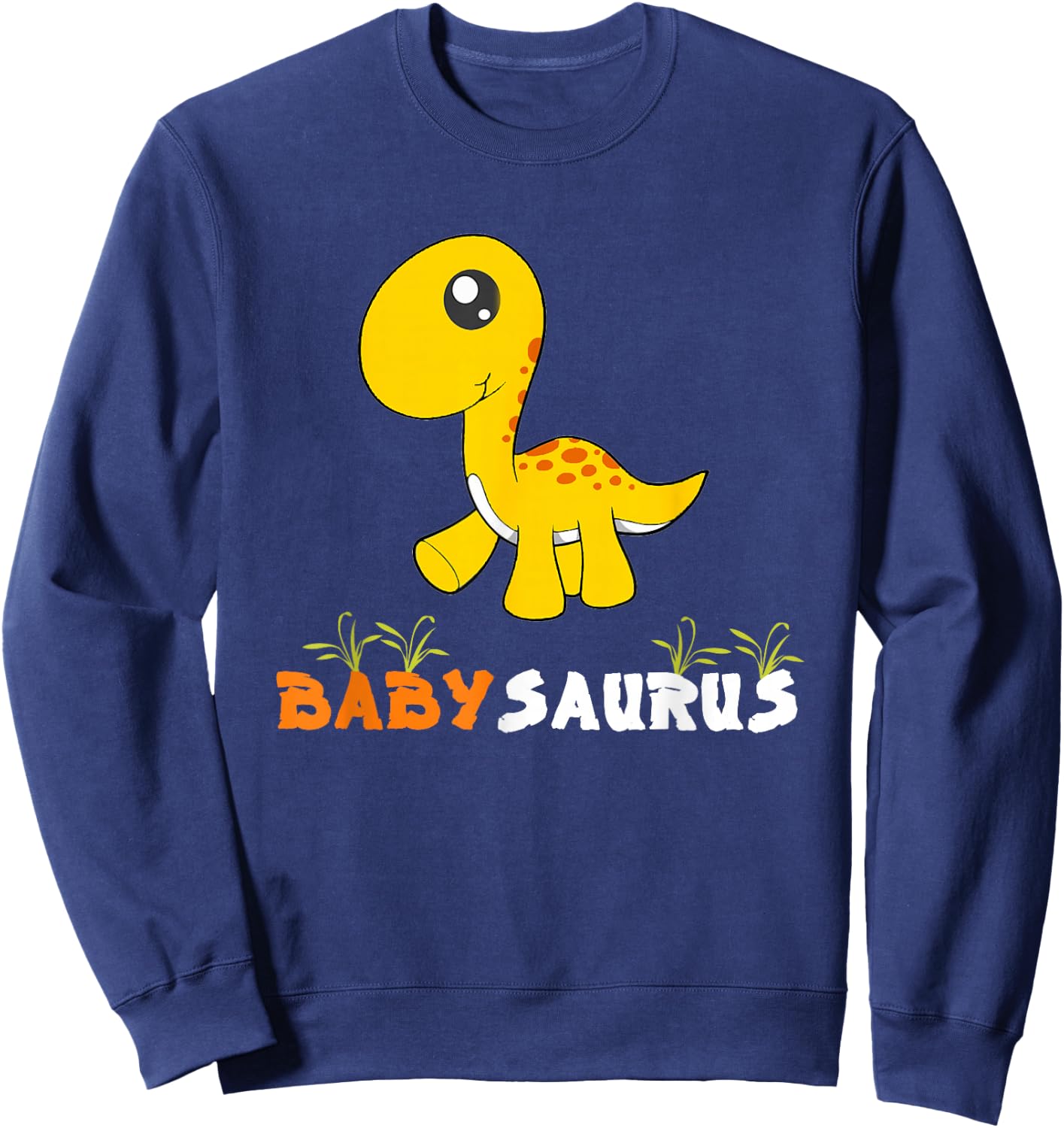 Baby Dinosaur Babysaurus Dinosaur Kid Sweatshirt - Sweatshirt | Navy