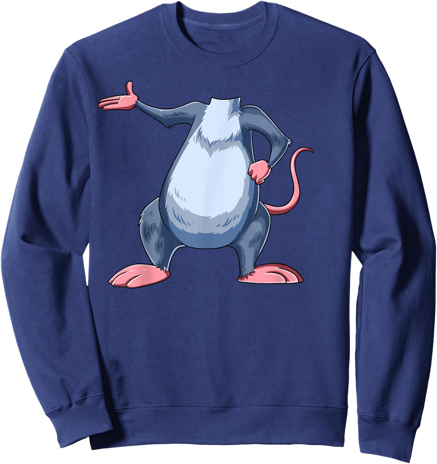 Easy Rat Costume Rat Body Headless Rat Costume Sweatshirt - Sweatshirt | Navy