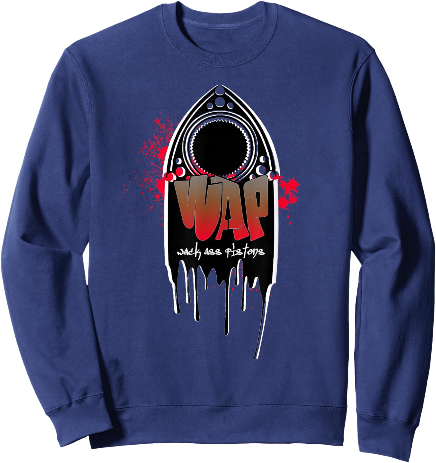 RX 8 RX 7 Wack A Pistons Sweatshirt - Sweatshirt | Navy