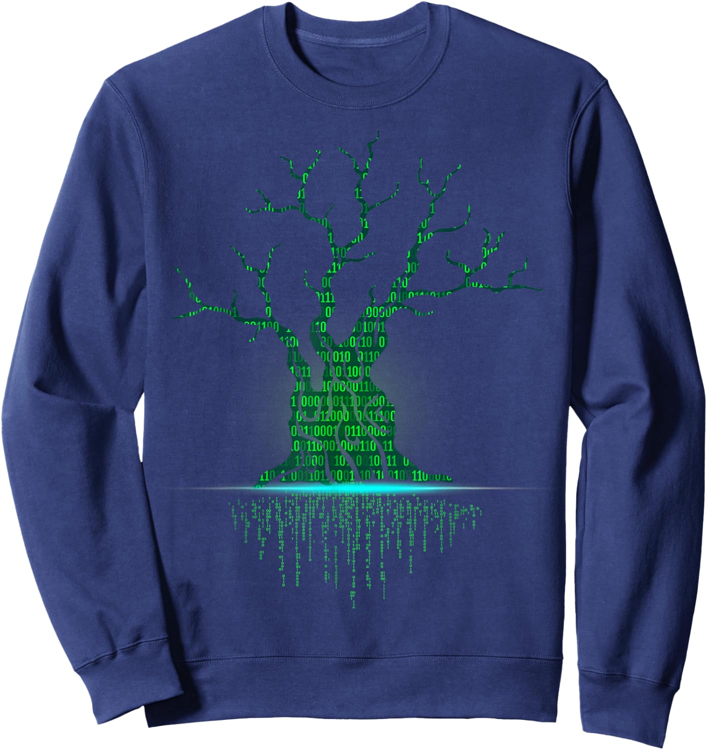 Binary Tree Computer Coding Software Programmer Developer Sweatshirt - Sweatshirt | Navy