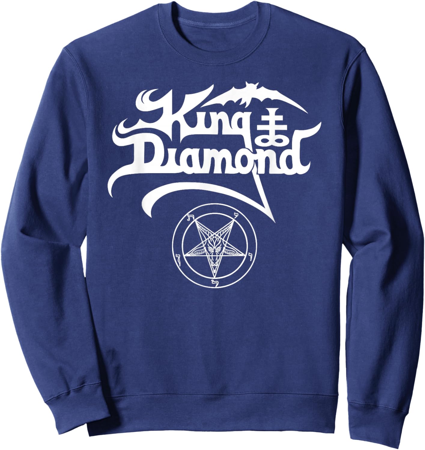 King Diamond Logo Sweatshirt - Sweatshirt | Navy