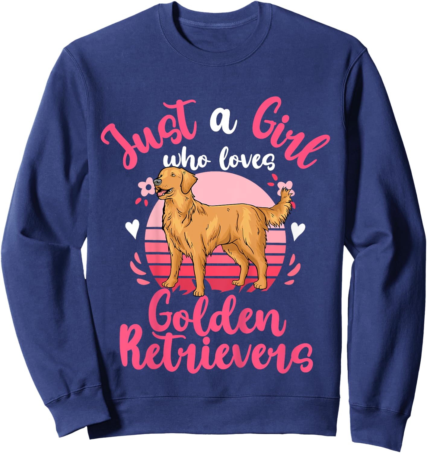 Golden Retriever Sweatshirt - Sweatshirt | Navy