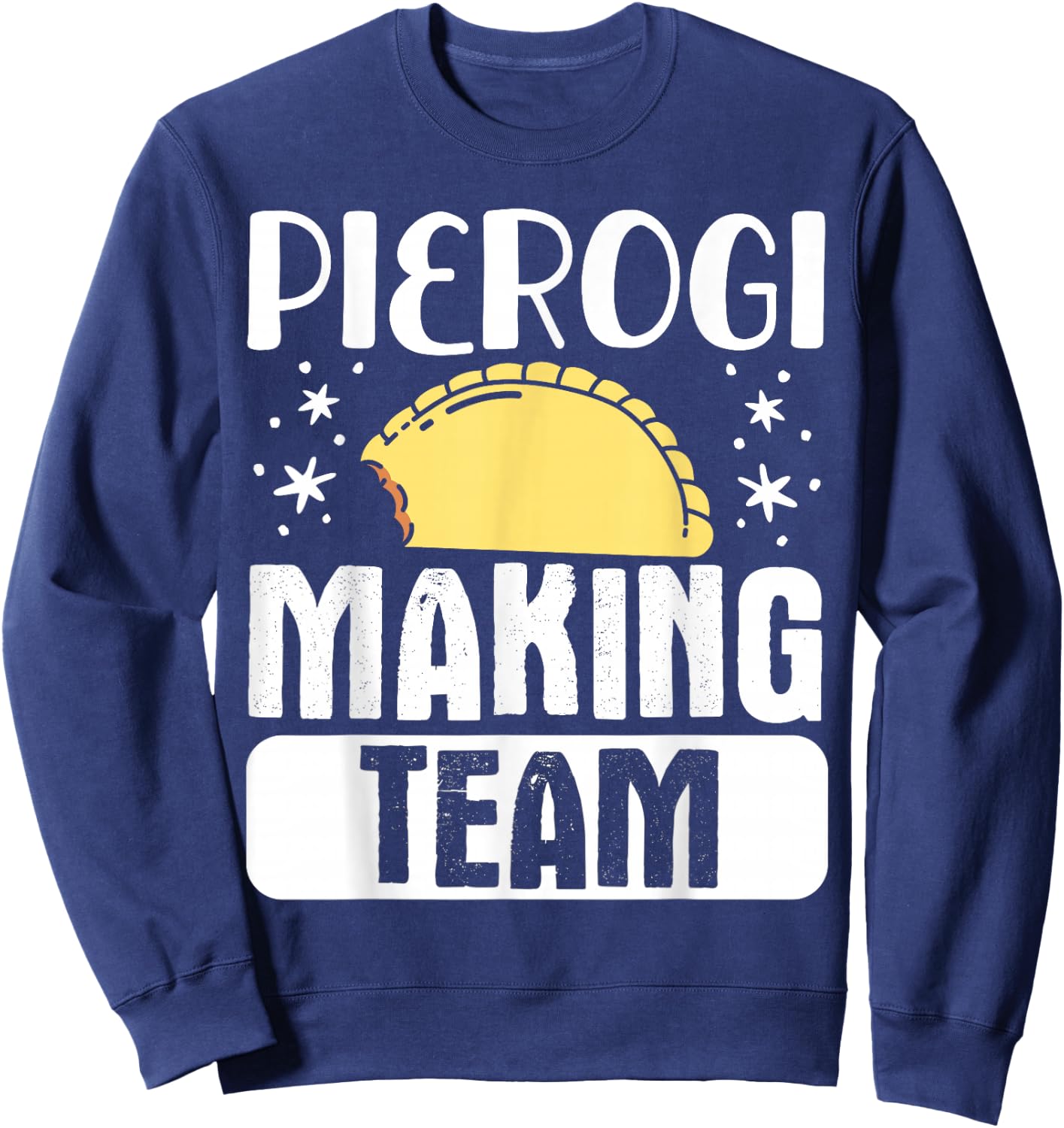 Pierogi Making Team Sweatshirt - Sweatshirt | Navy