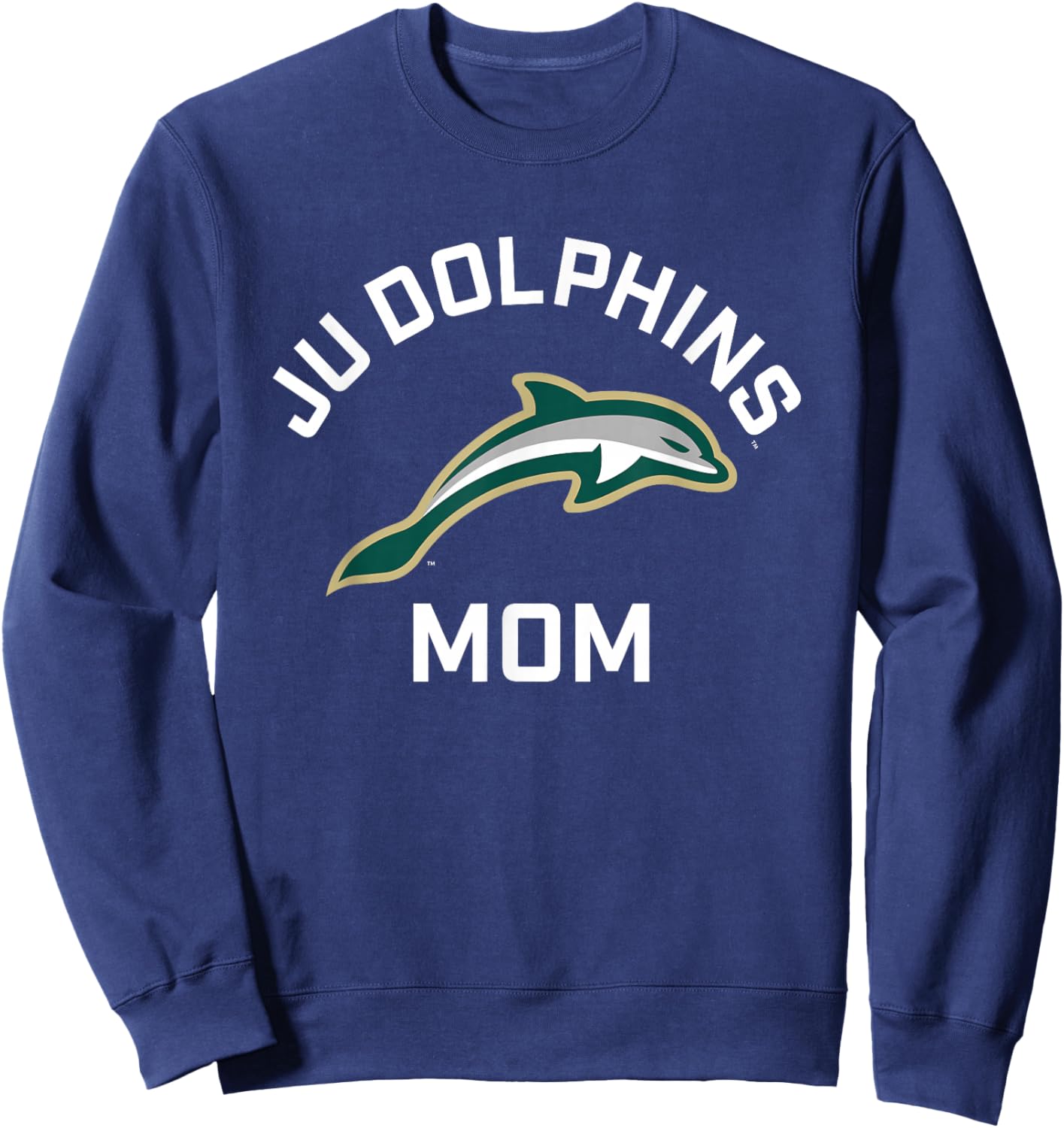 Jacksonville University Dolphins Arched Mom Sweatshirt - Sweatshirt | Navy